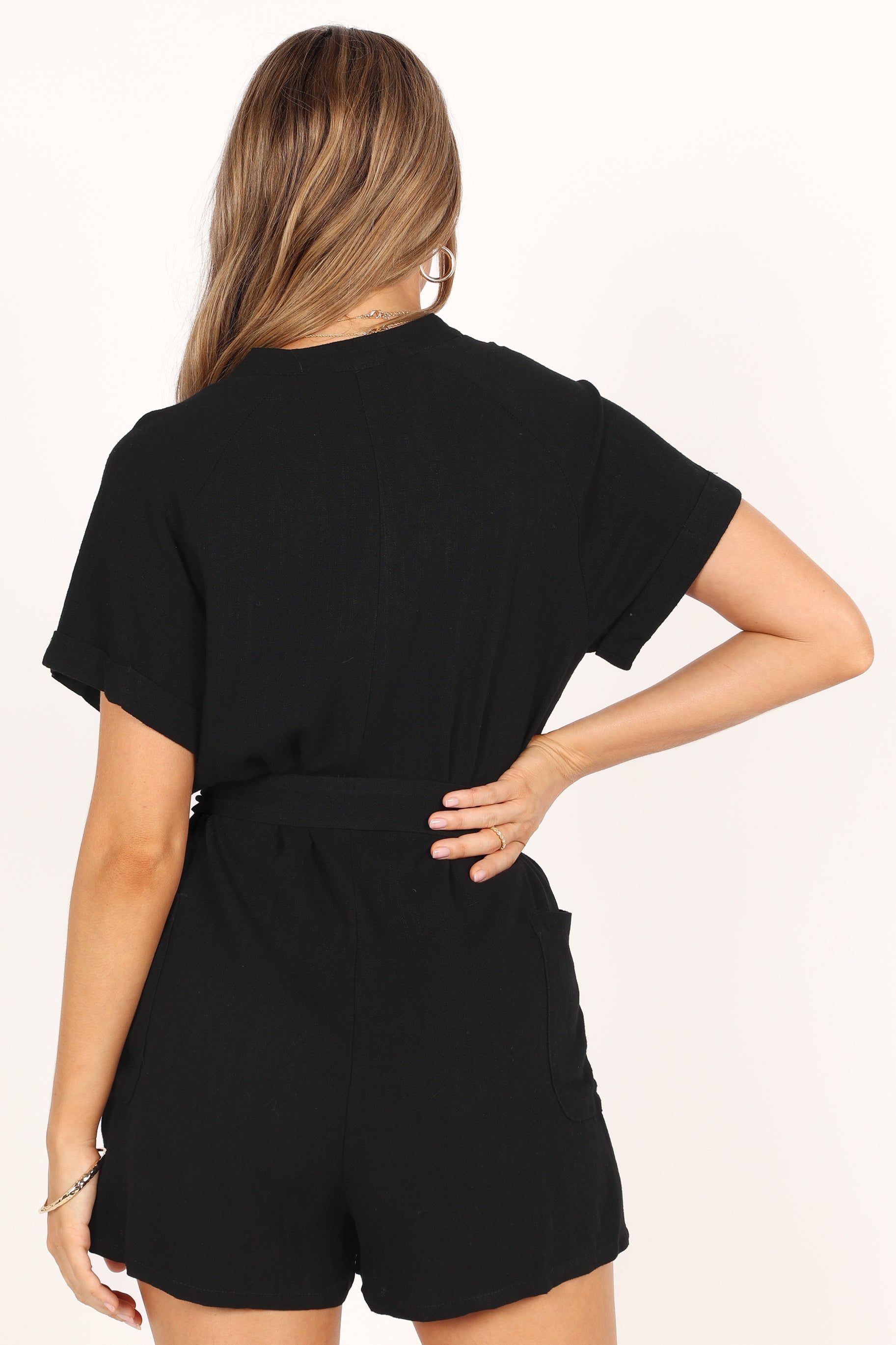 Esra Romper - Black sold by Petal & Pup product image thumbnail 5