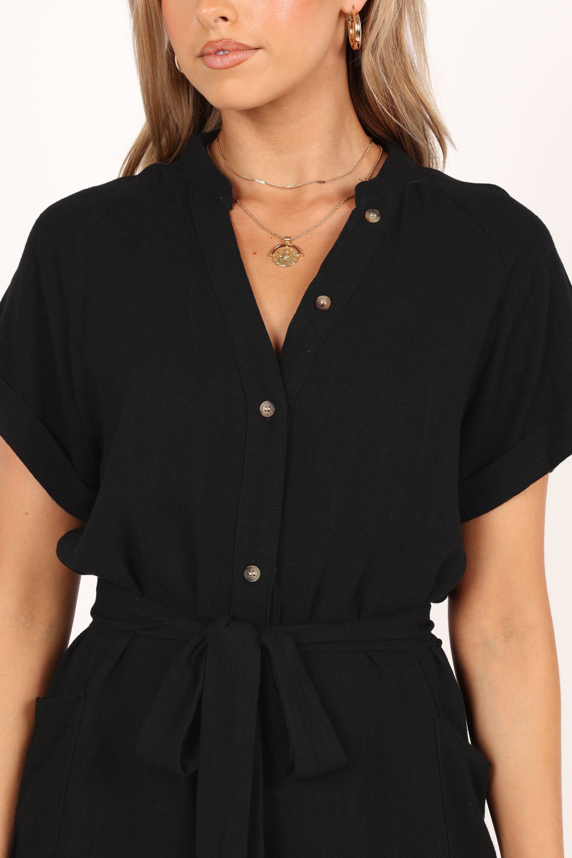 Esra Romper - Black sold by Petal & Pup product image thumbnail 2