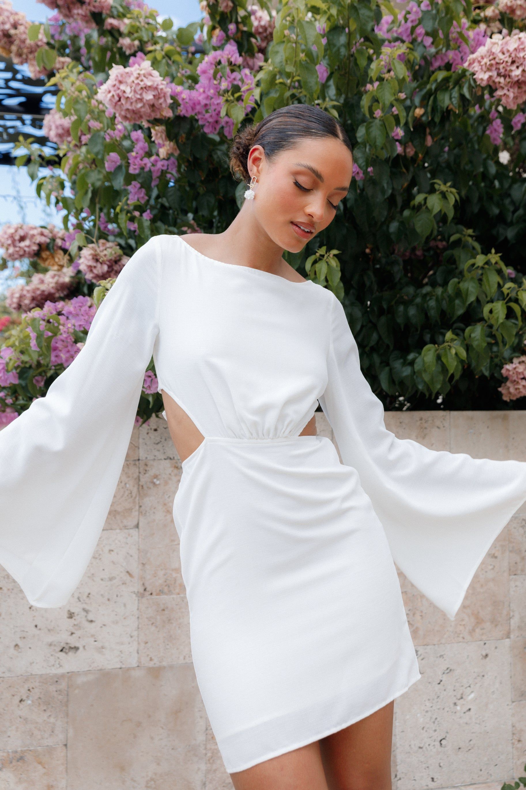 Vera Mini Dress - White sold by Petal & Pup product image thumbnail 2