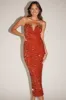 Kailee Sequin Midi Dress - Gold sold by Petal & Pup