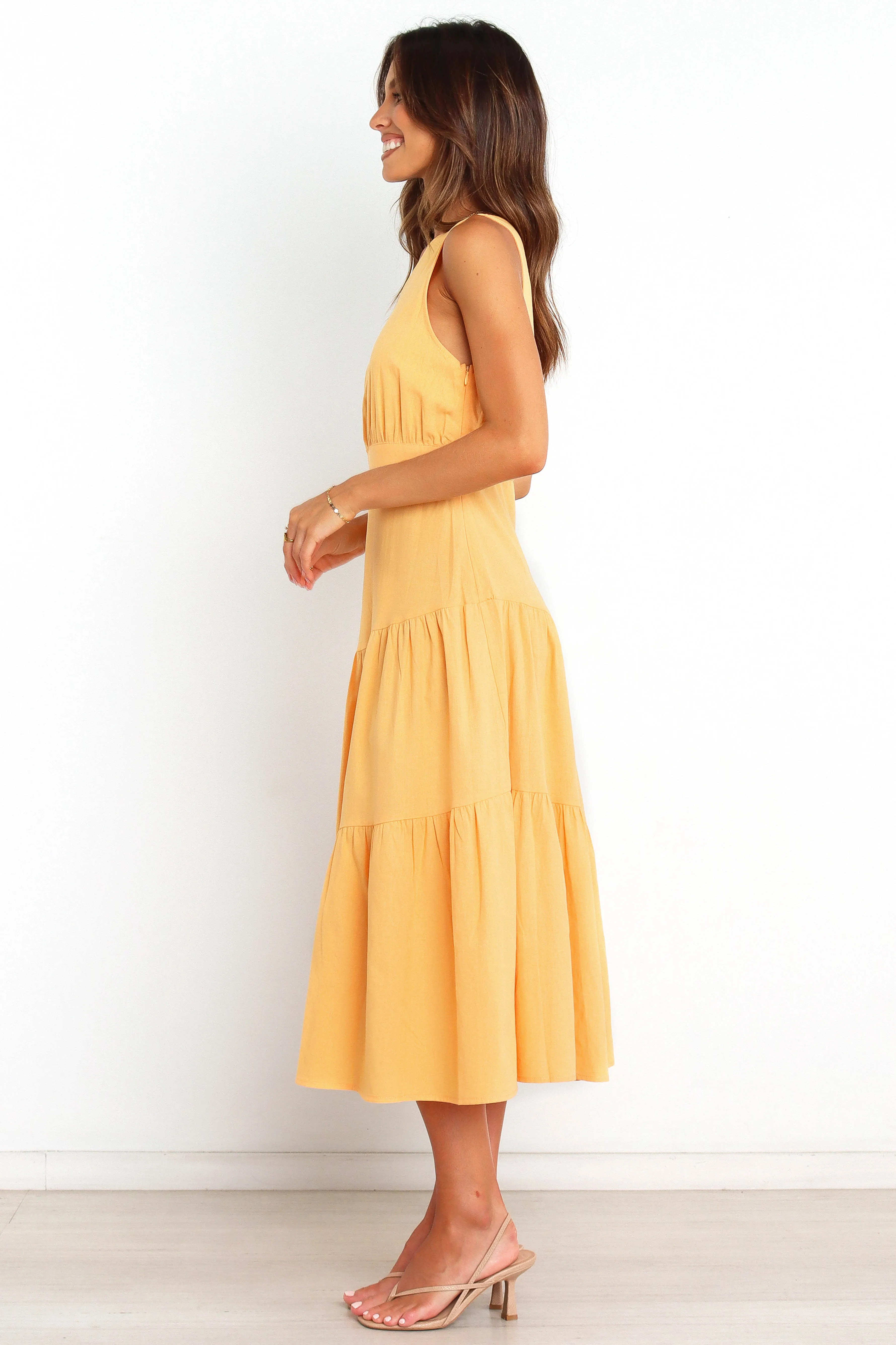 Etienna Dress - Orange sold by Petal & Pup product image thumbnail 5