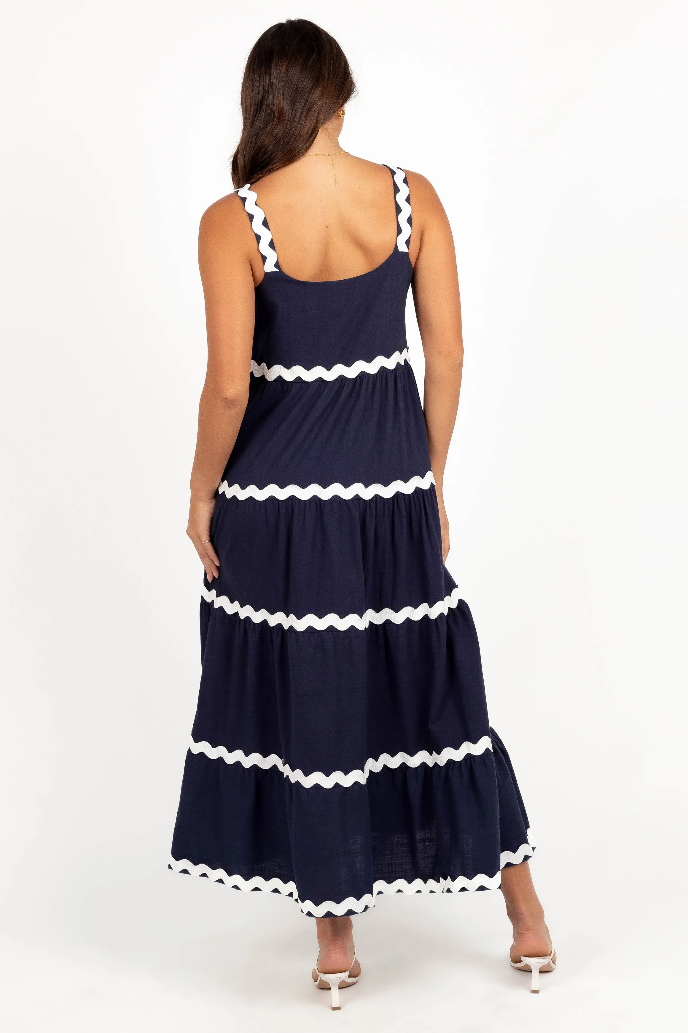 Louisa Maxi Dress - Navy sold by Petal & Pup product image thumbnail 4
