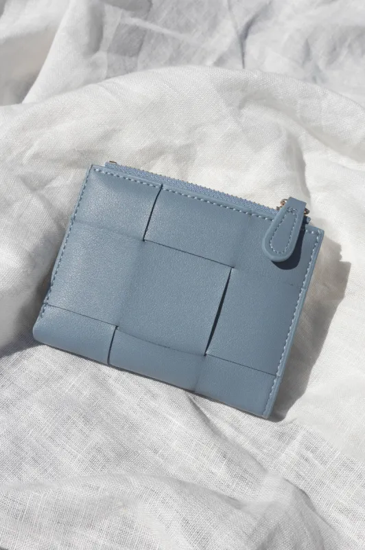 Libby Coin And Card Wallet - Blue sold by Petal & Pup