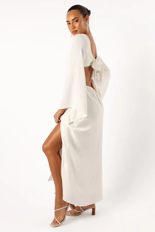 Vera Maxi Dress - White sold by Petal & Pup