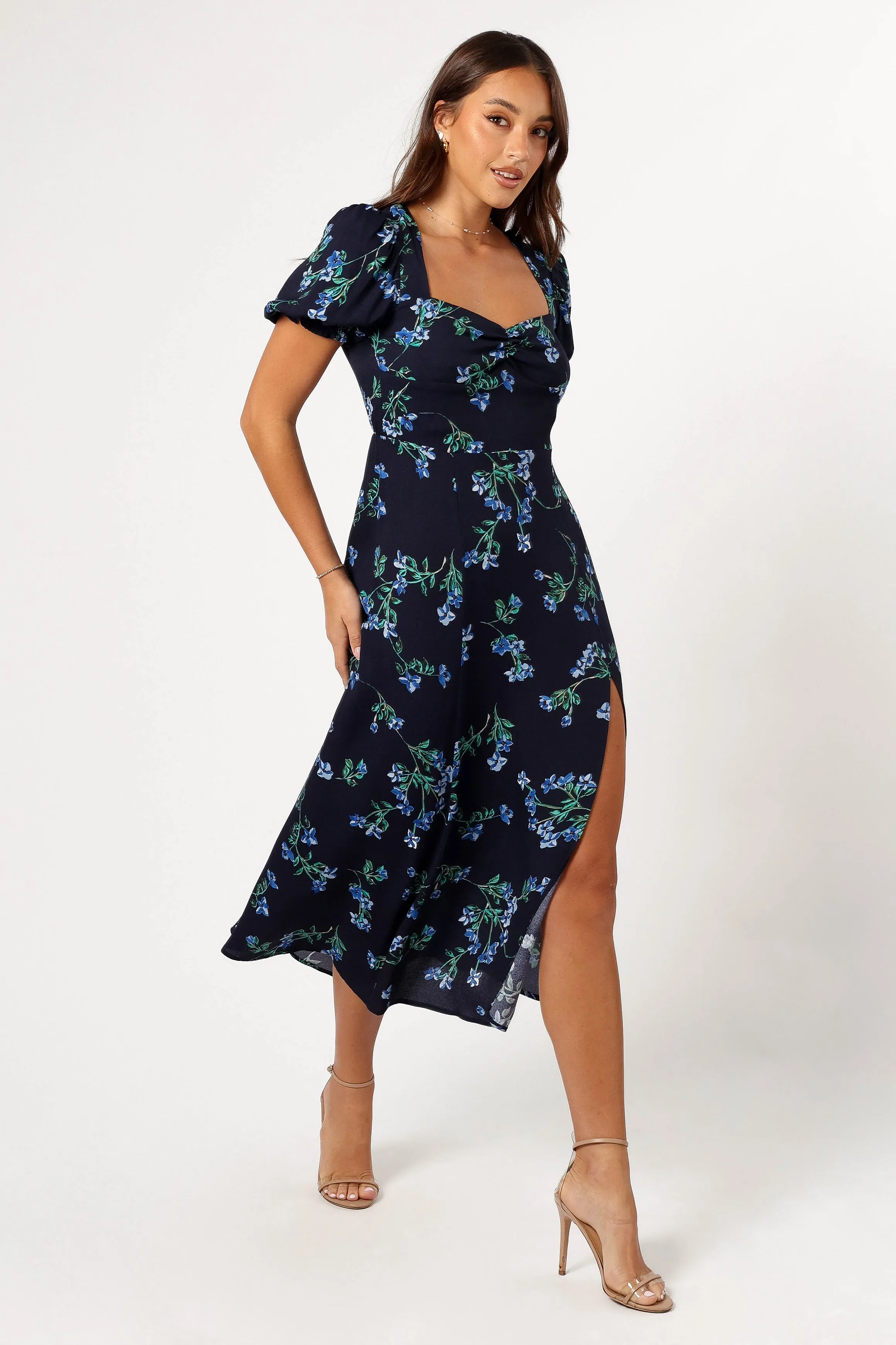 Hendrix Midi Dress - Midnight Blues sold by Petal & Pup product image thumbnail 5