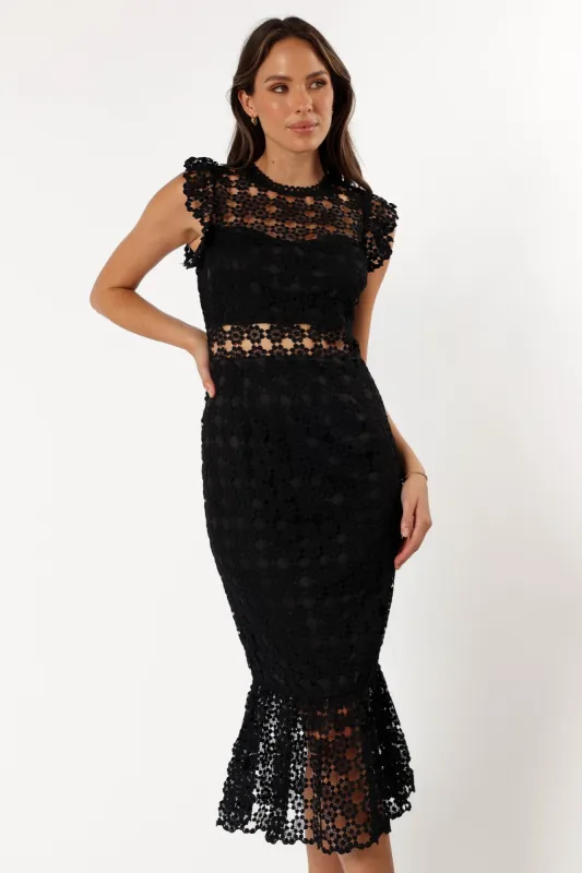 Malia Dress - Black sold by Petal & Pup