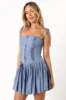 Ruby Mini Dress - Blue sold by Petal & Pup