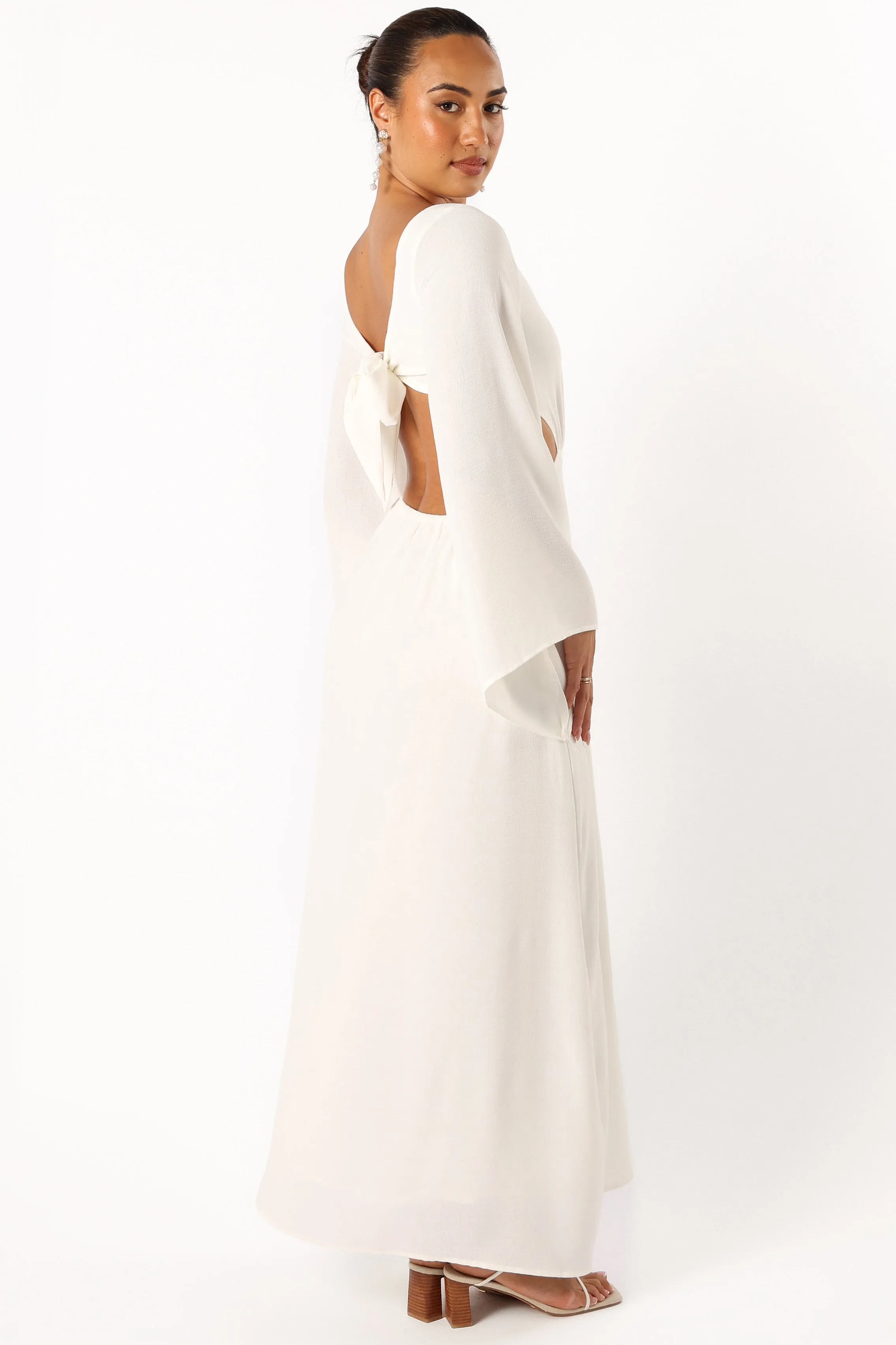 Vera Maxi Dress - White sold by Petal & Pup product image thumbnail 4