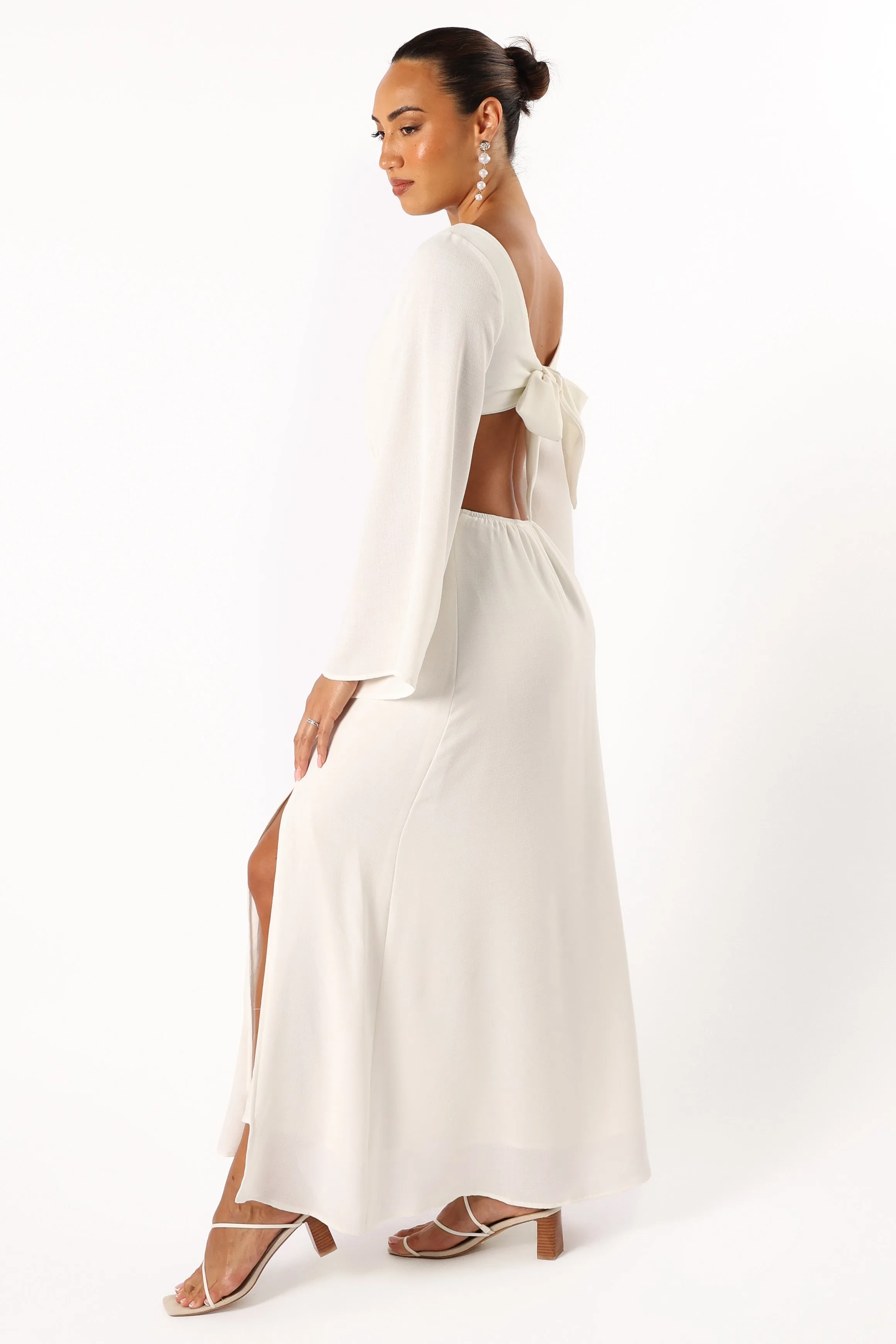 Vera Maxi Dress - White sold by Petal & Pup product image thumbnail 3