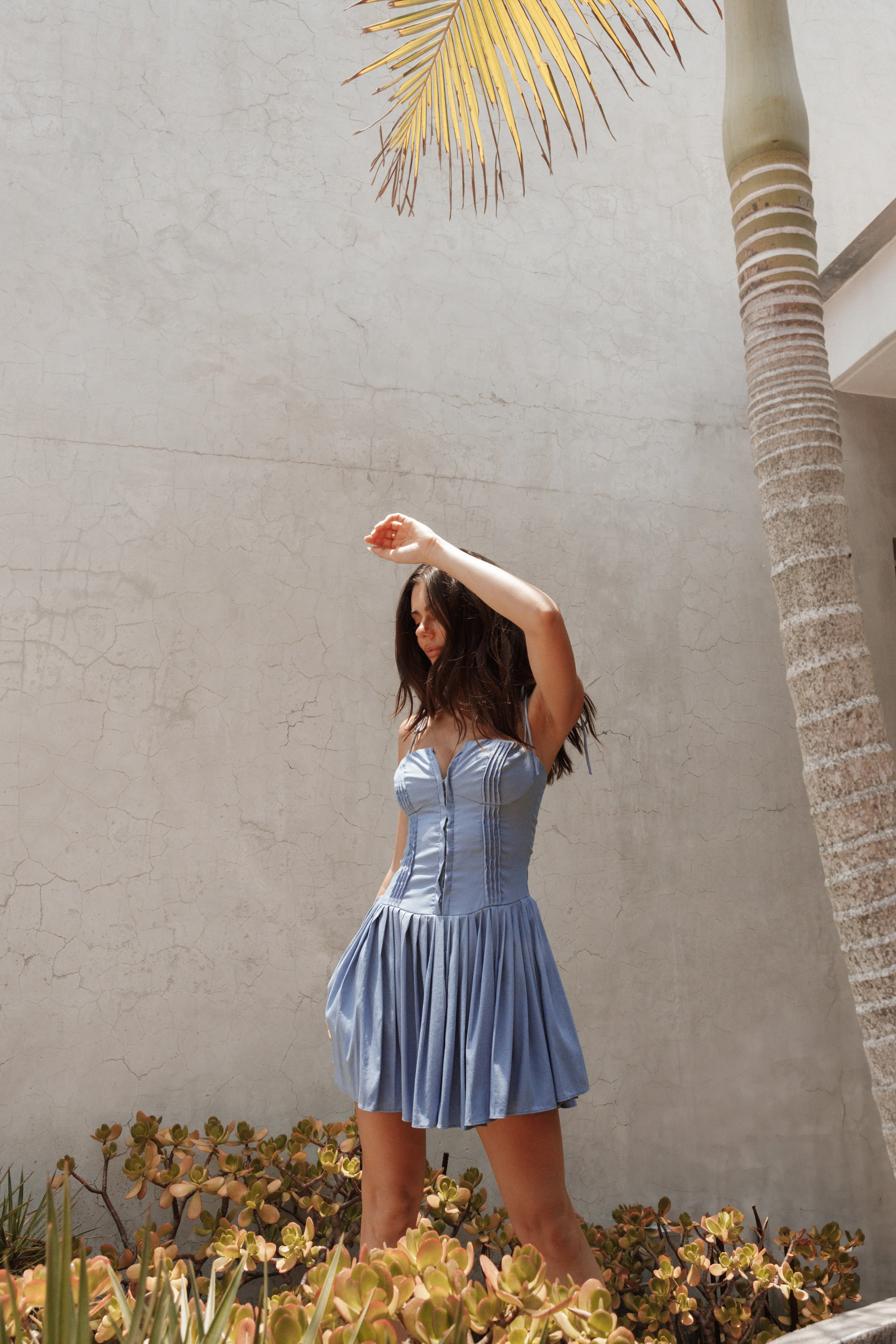 Ruby Mini Dress - Blue sold by Petal & Pup product image thumbnail 2
