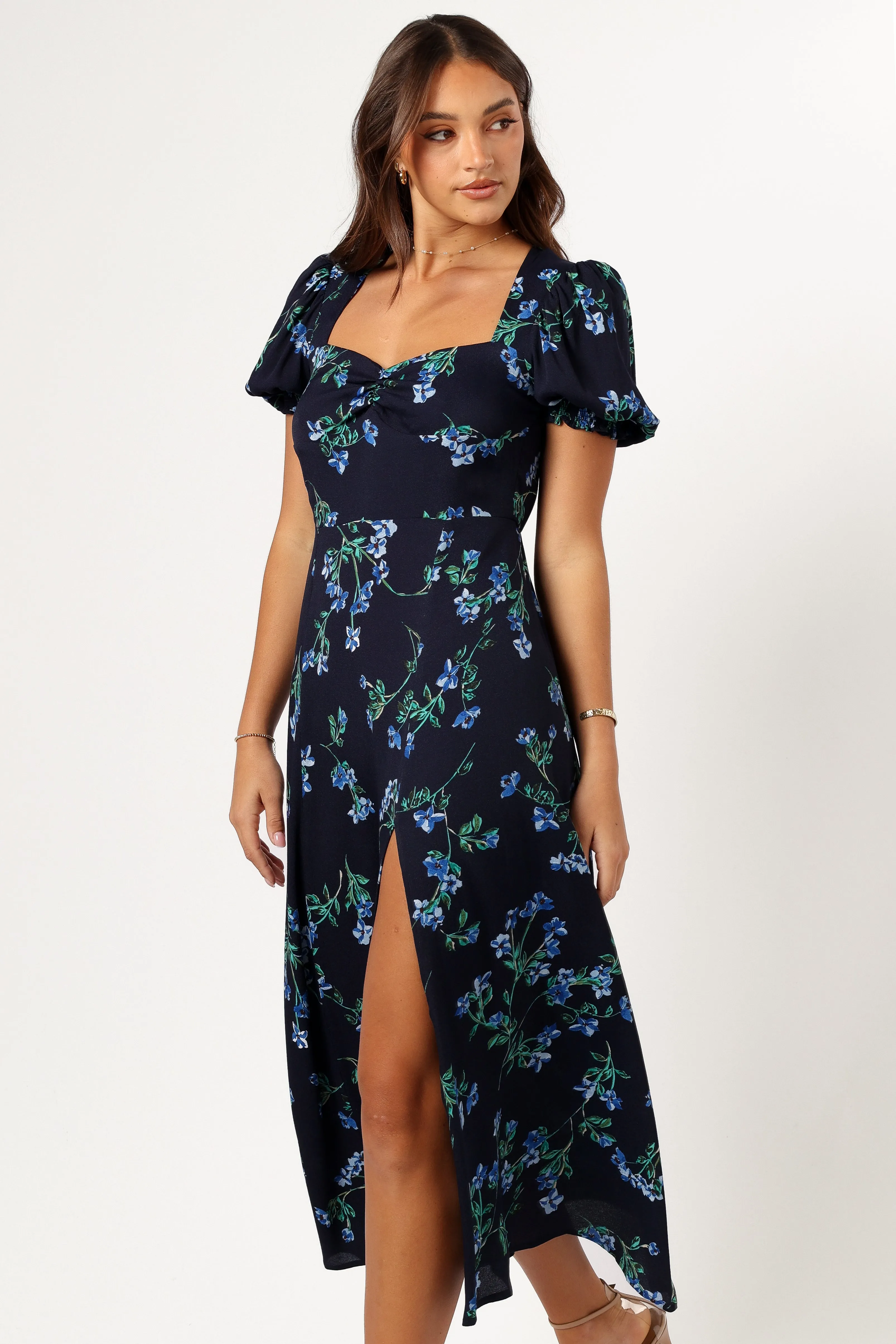 Hendrix Midi Dress - Midnight Blues sold by Petal & Pup product image thumbnail 2