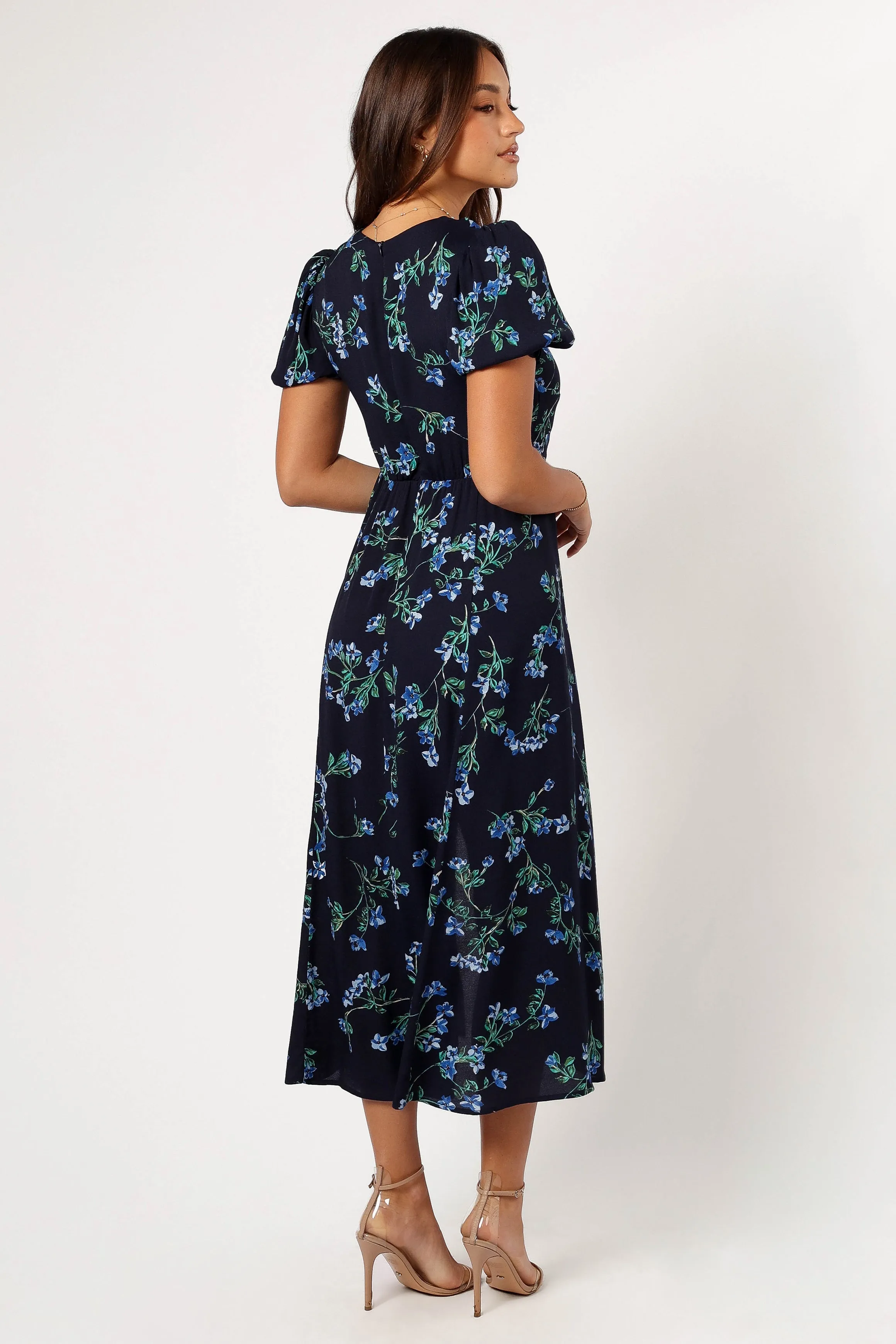 Hendrix Midi Dress - Midnight Blues sold by Petal & Pup product image thumbnail 4