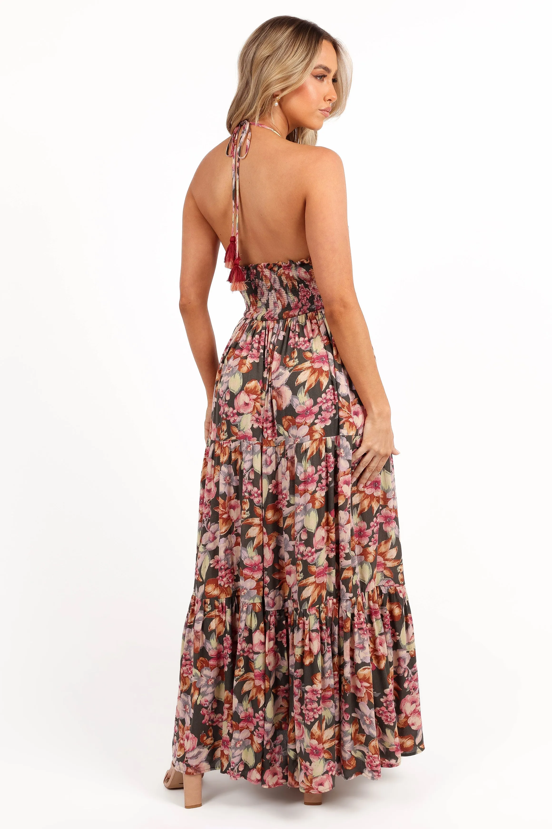 Benson Maxi Dress - Dark Green/Multi sold by Petal & Pup product image thumbnail 4