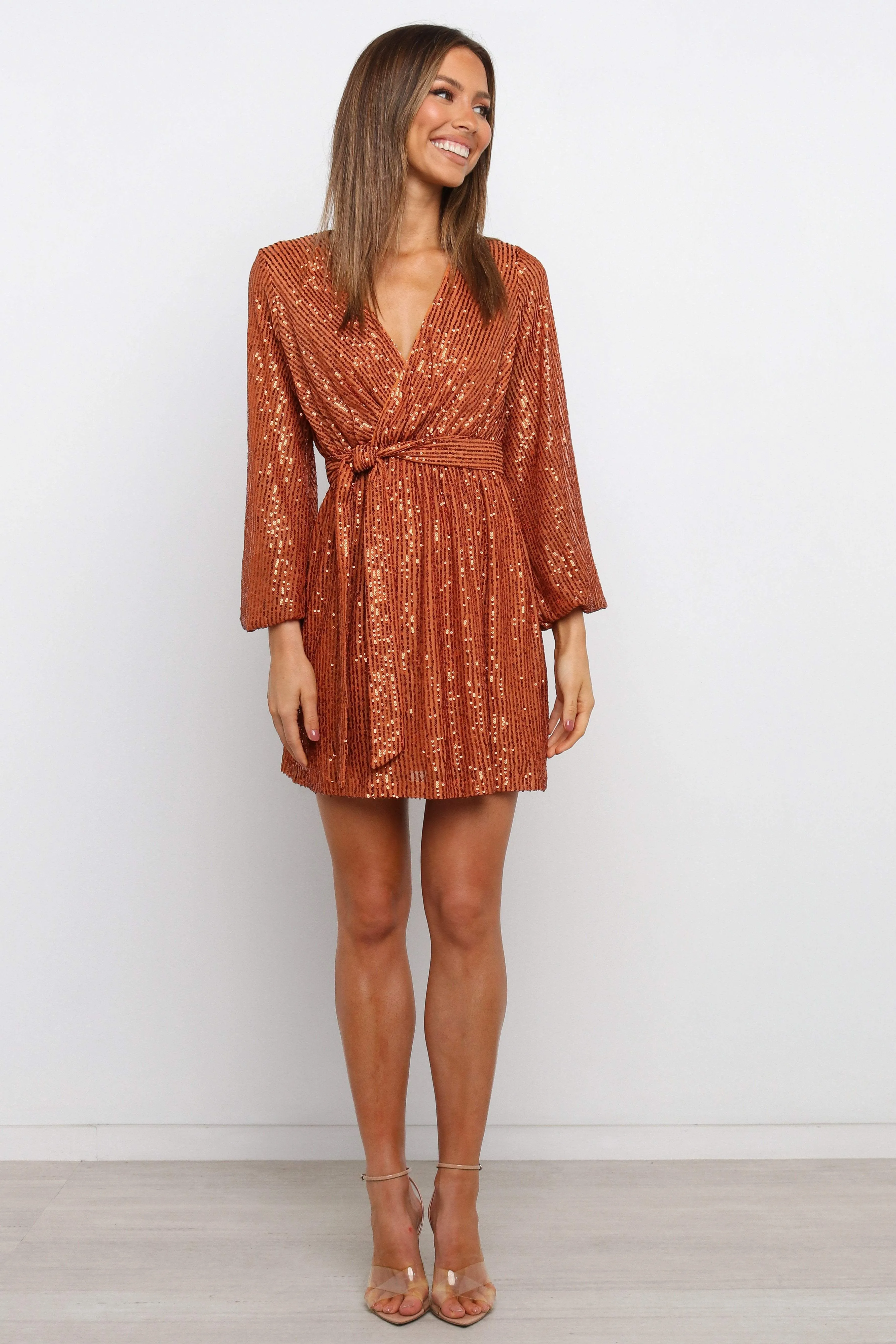 Glitz Dress - Rust sold by Petal & Pup product image thumbnail 4