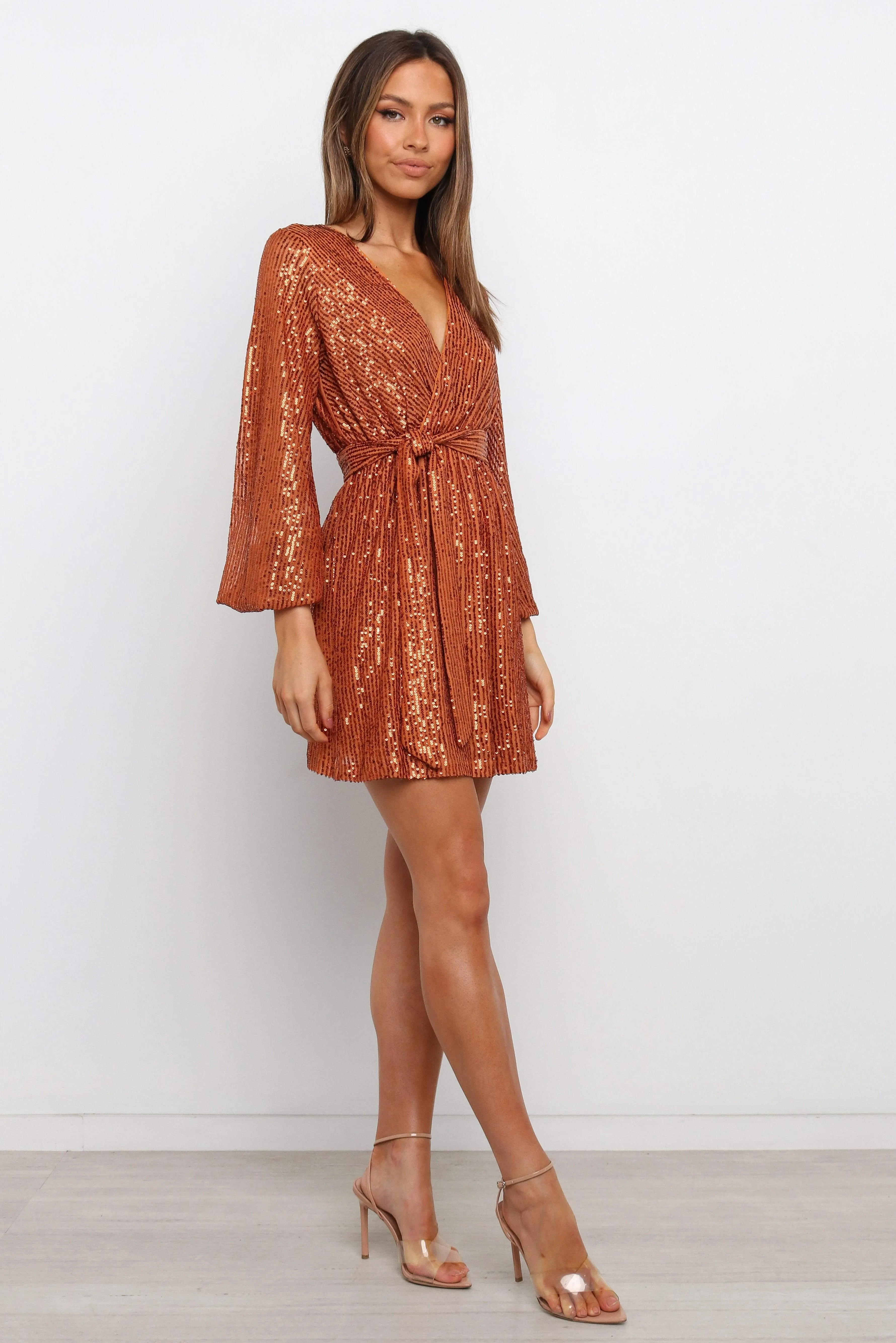 Glitz Dress - Rust sold by Petal & Pup product image thumbnail 3