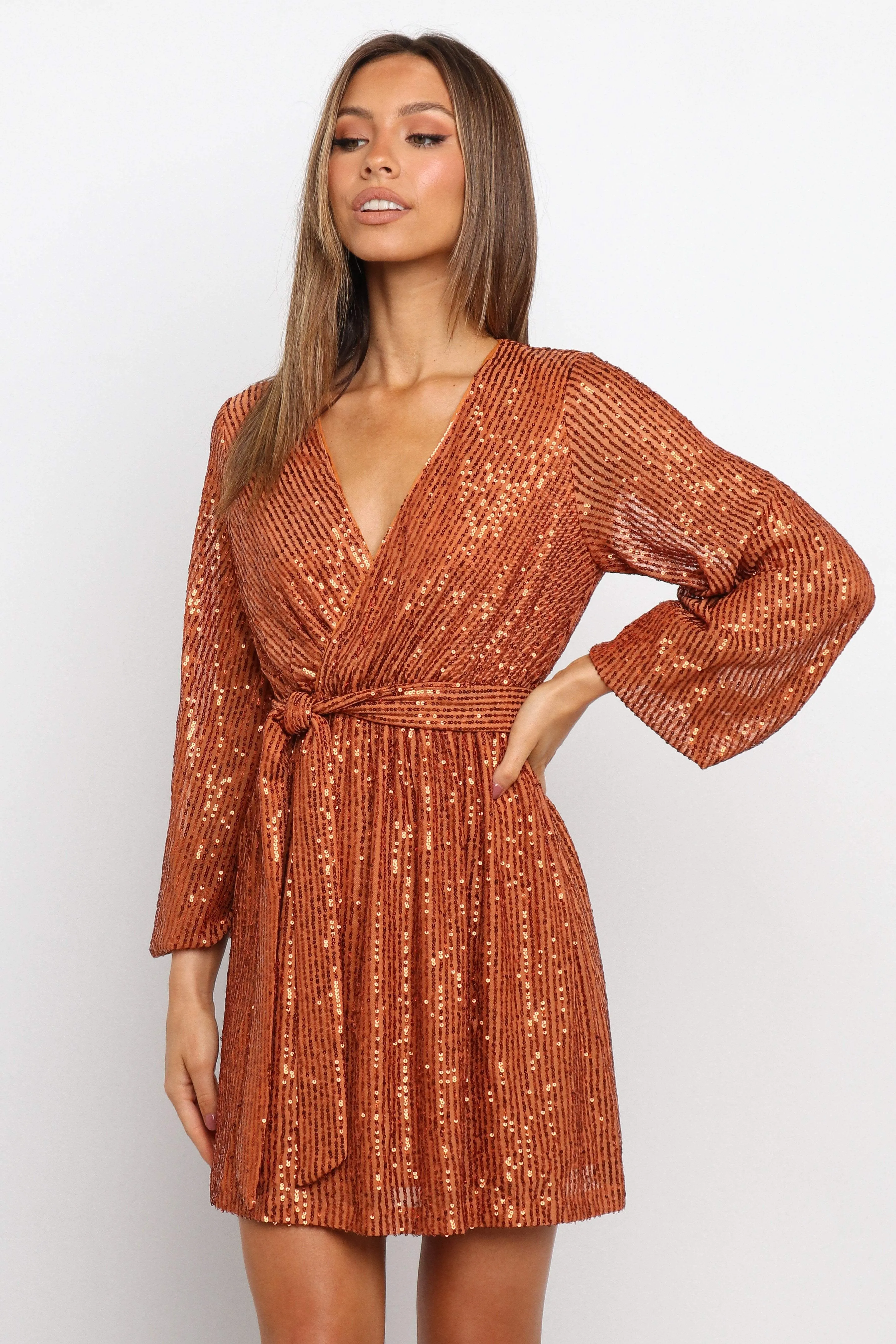 Glitz Dress - Rust sold by Petal & Pup product image thumbnail 2