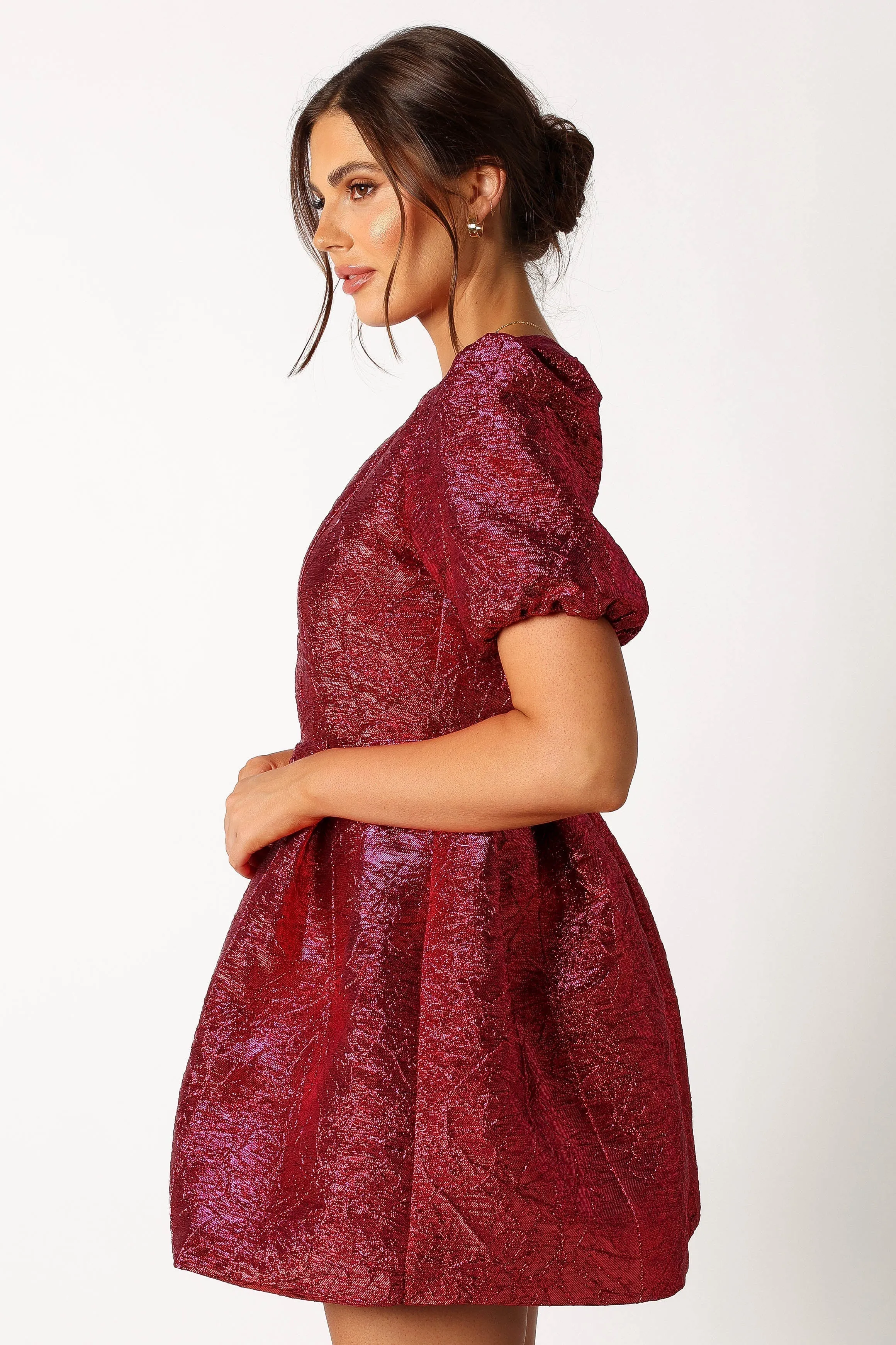 Jadore Mini Dress - Red Magenta sold by Petal & Pup product image thumbnail 5