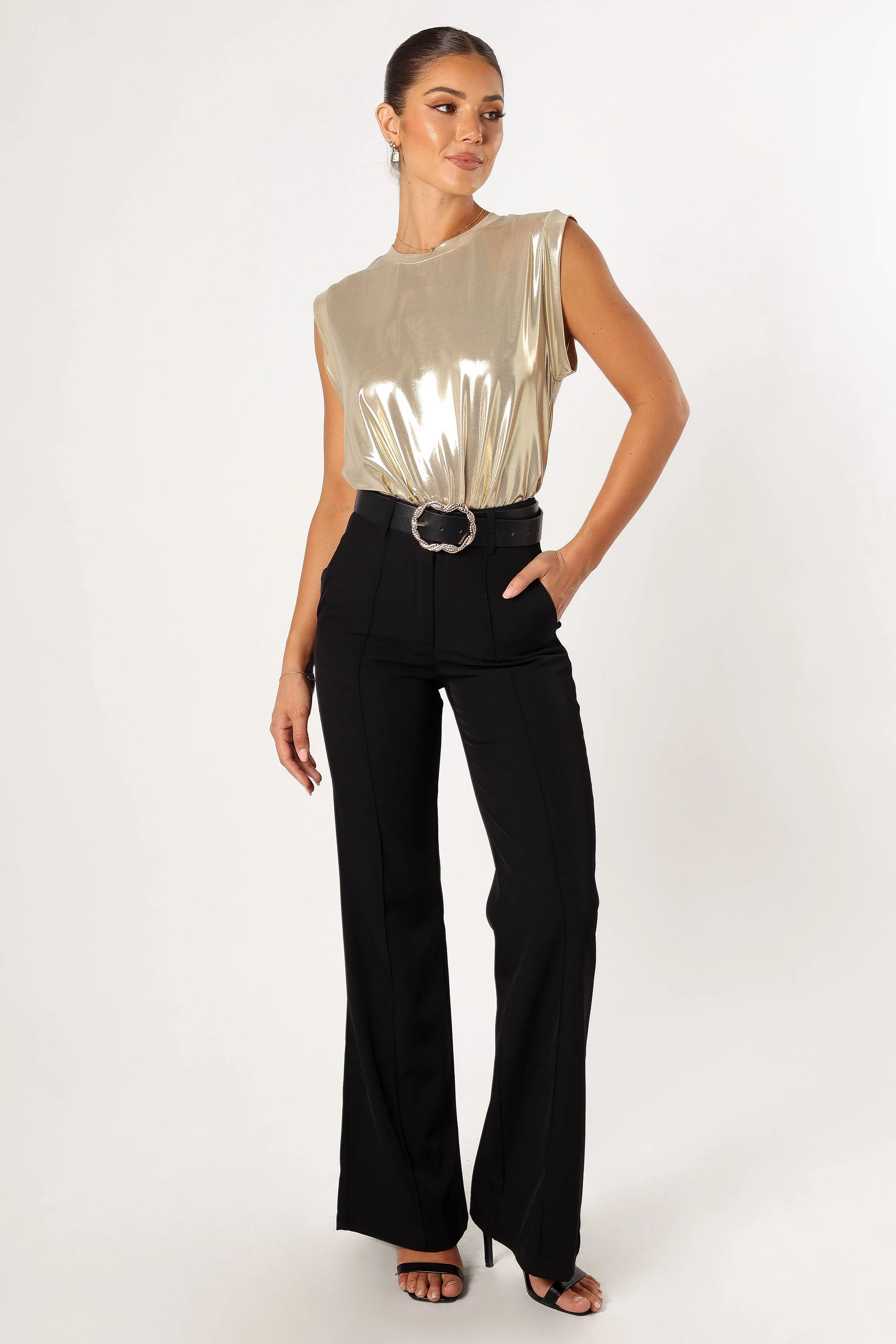 Vale Top - Gold sold by Petal & Pup product image thumbnail 5