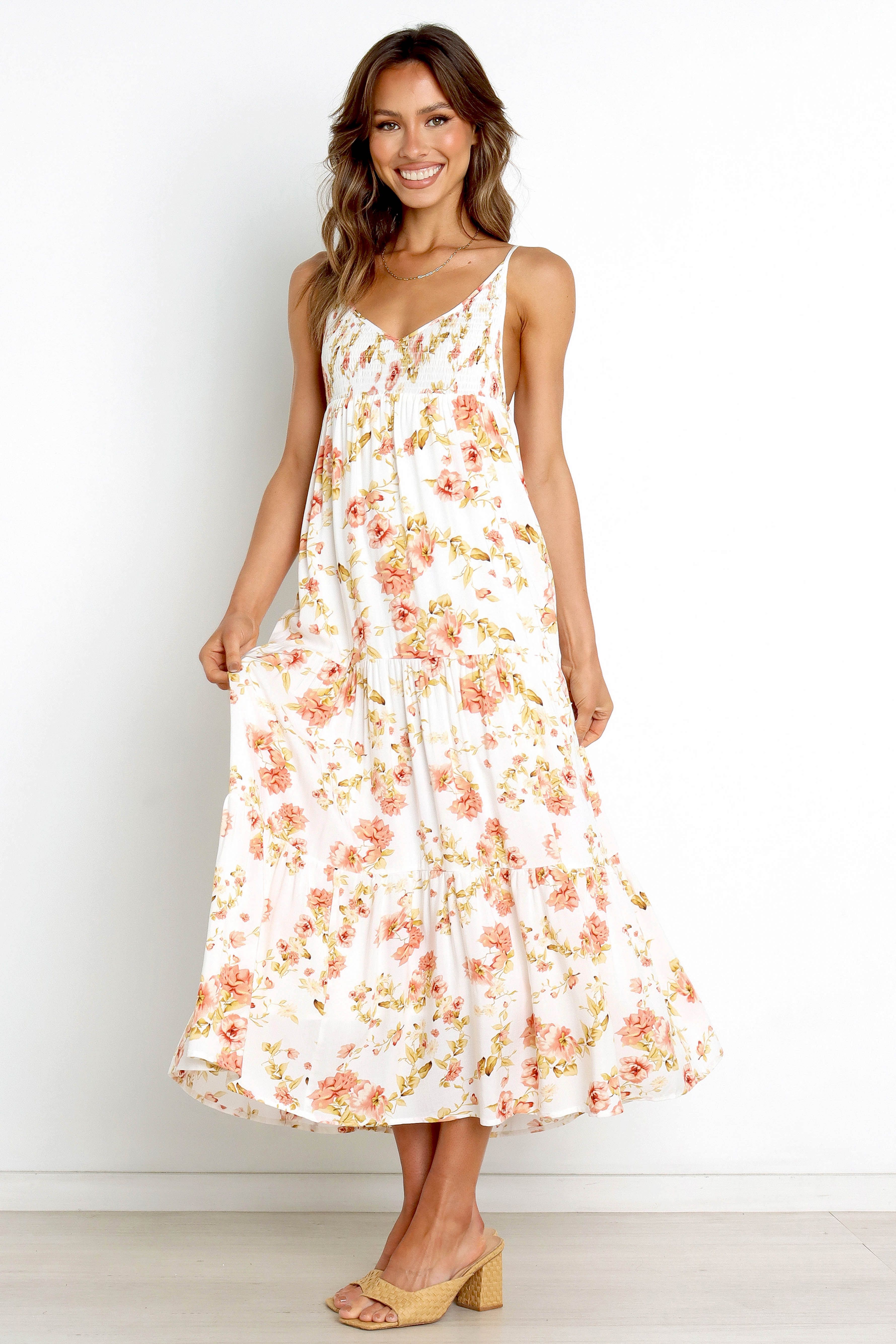 Amarlie Dress - White Floral sold by Petal & Pup product image thumbnail 5