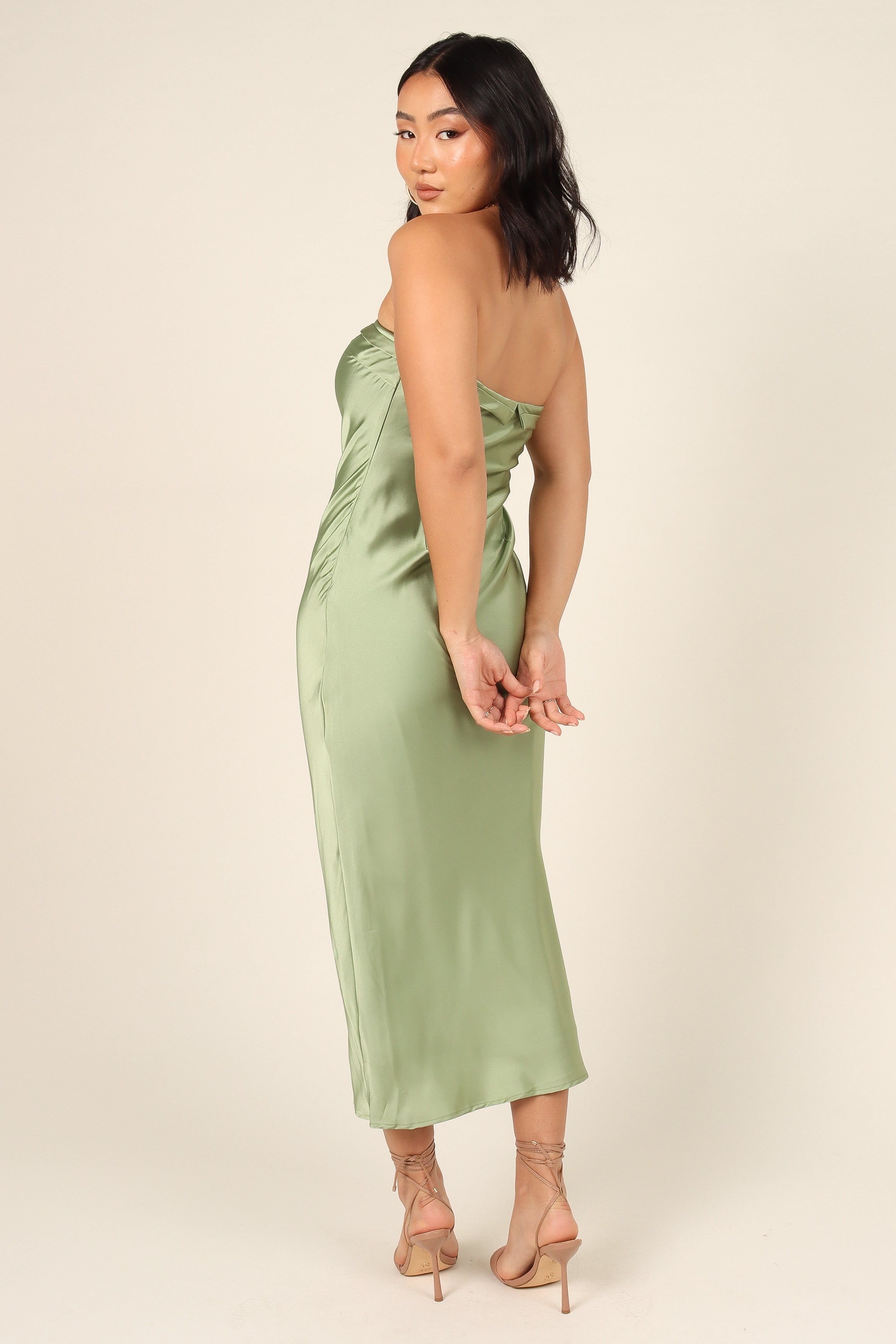 Analeah Dress - Olive sold by Petal & Pup product image thumbnail 3