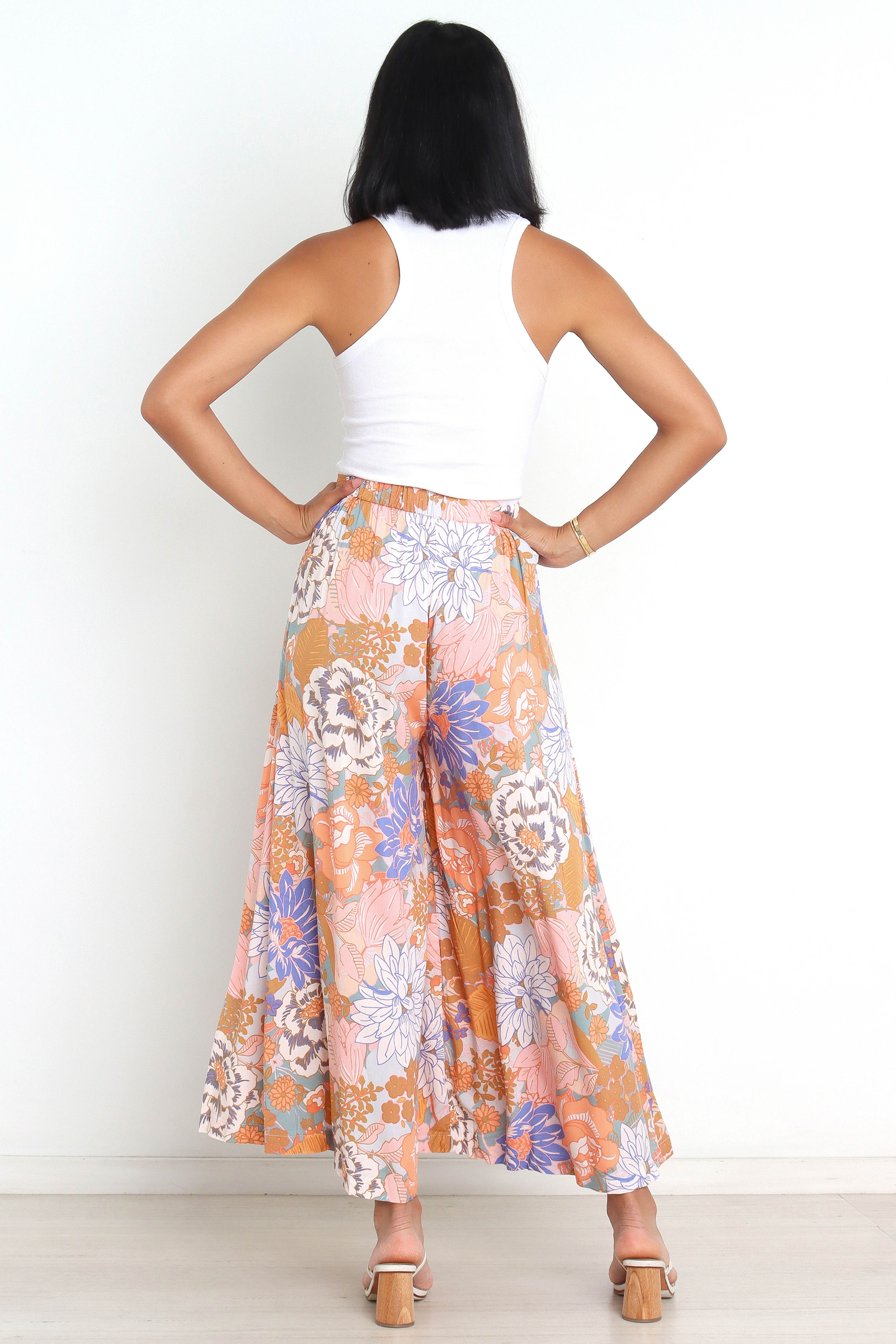 Bonney Pants - Orange Floral sold by Petal & Pup product image thumbnail 2