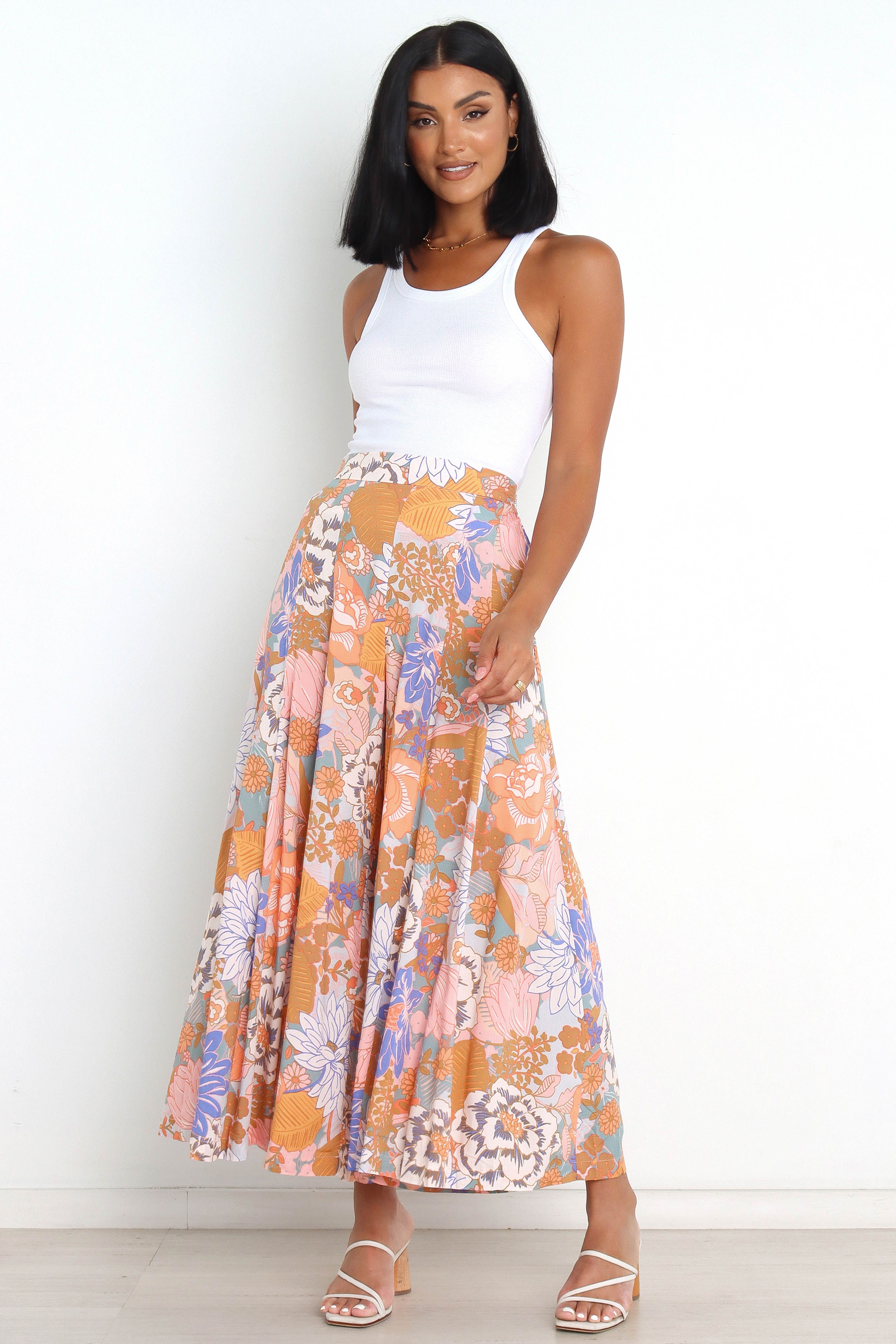 Bonney Pants - Orange Floral sold by Petal & Pup product image thumbnail 8