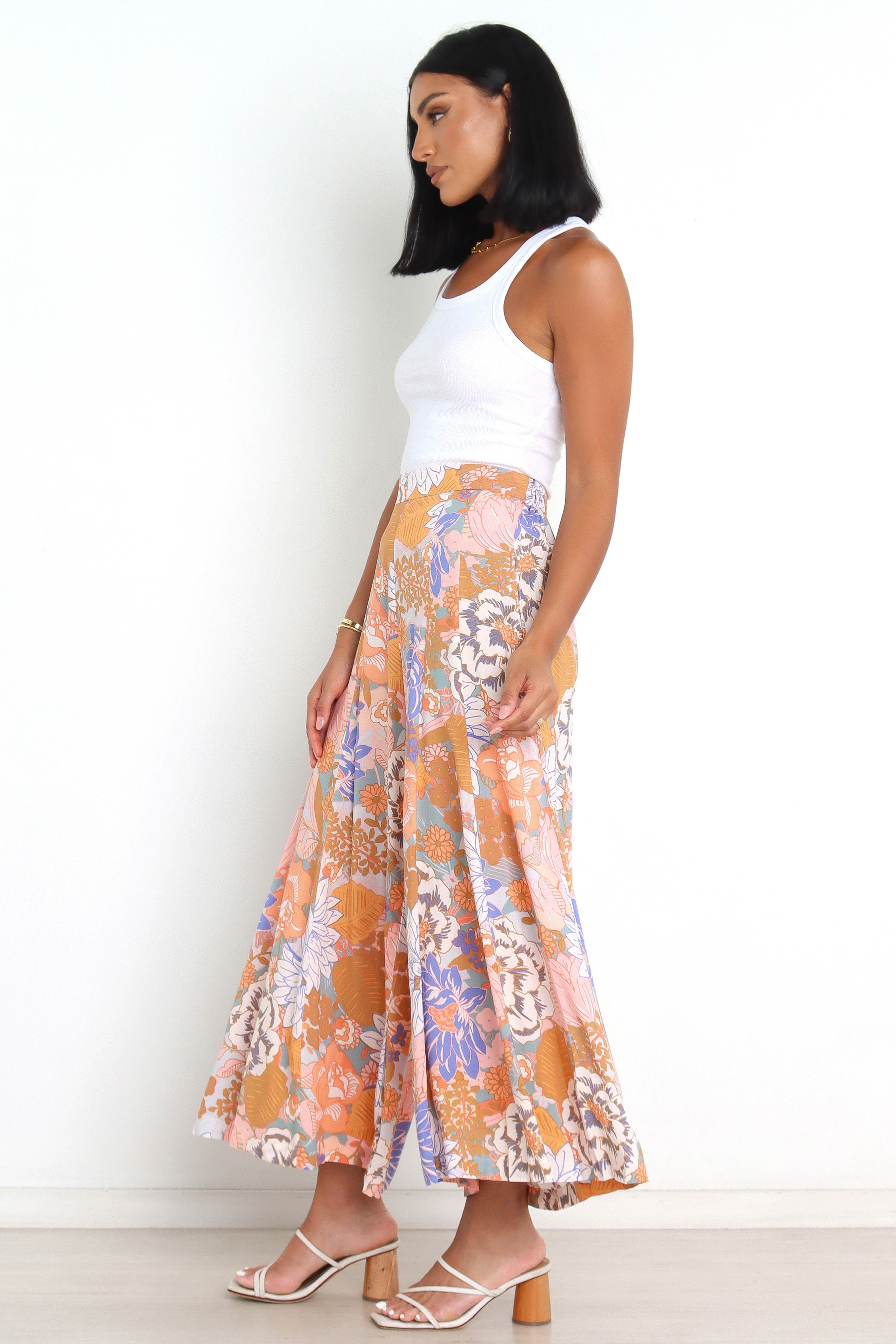 Bonney Pants - Orange Floral sold by Petal & Pup product image thumbnail 6