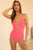 Bliss One Piece - Calypso Coral sold by Petal & Pup