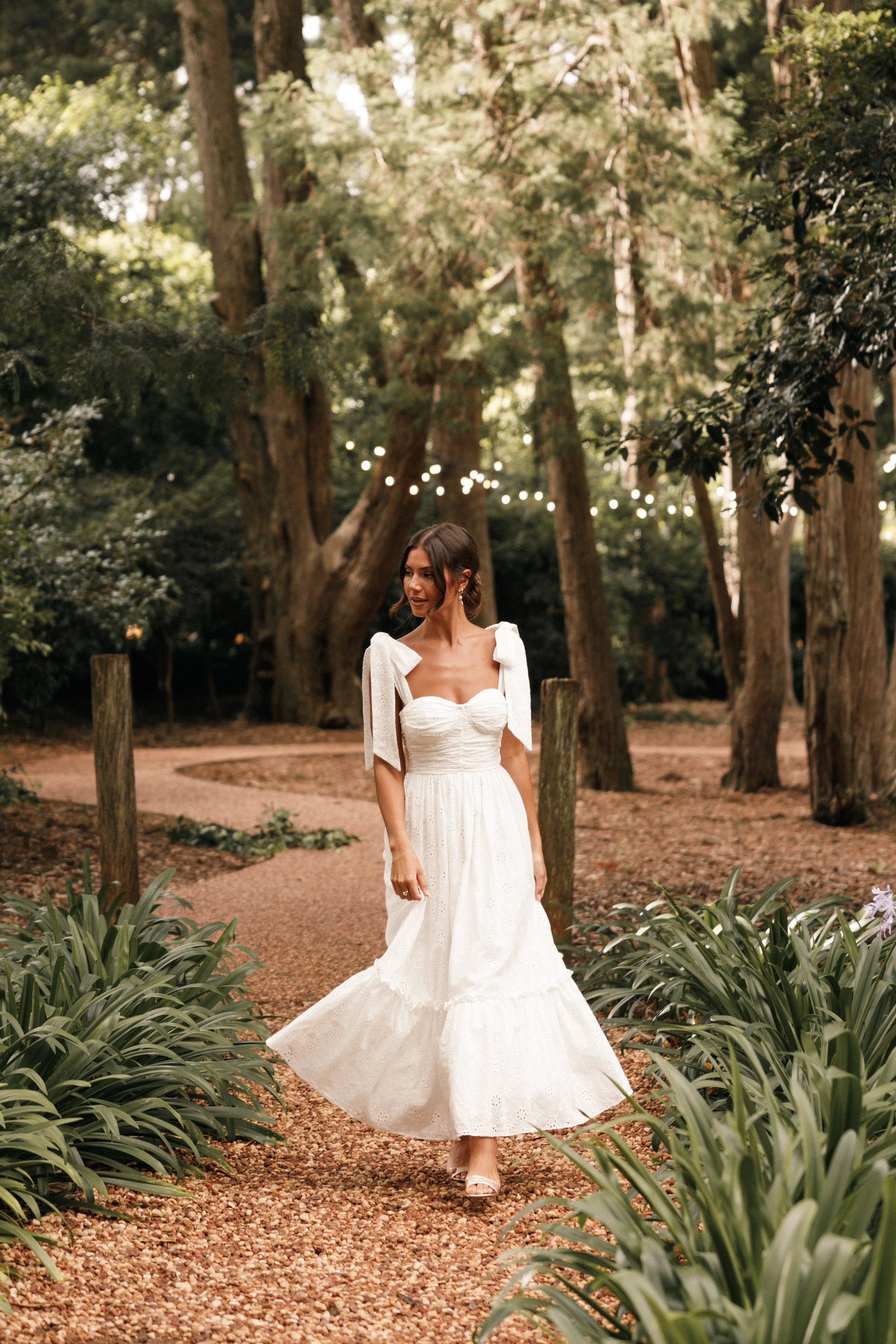Fiora Maxi Dress - White sold by Petal & Pup