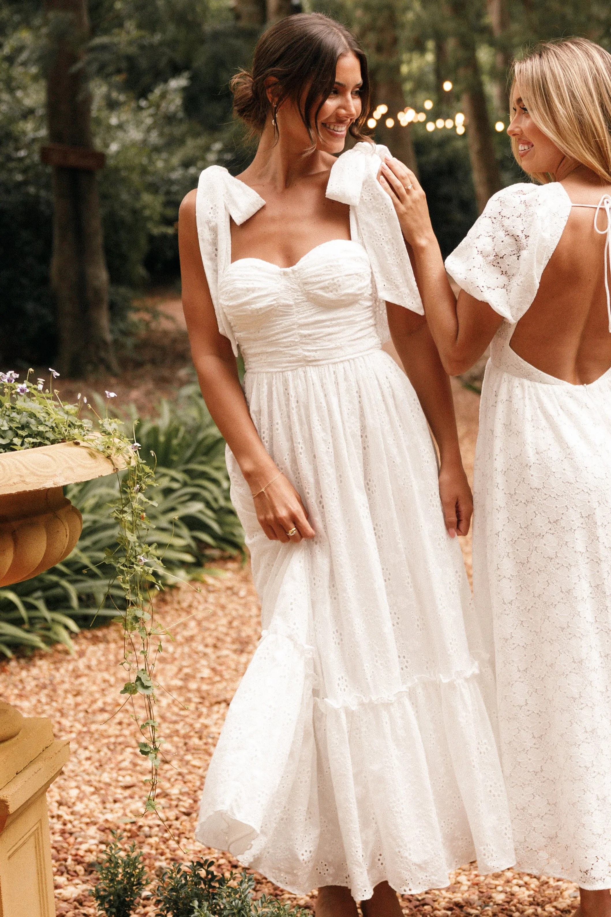 Fiora Maxi Dress - White sold by Petal & Pup product image thumbnail 2