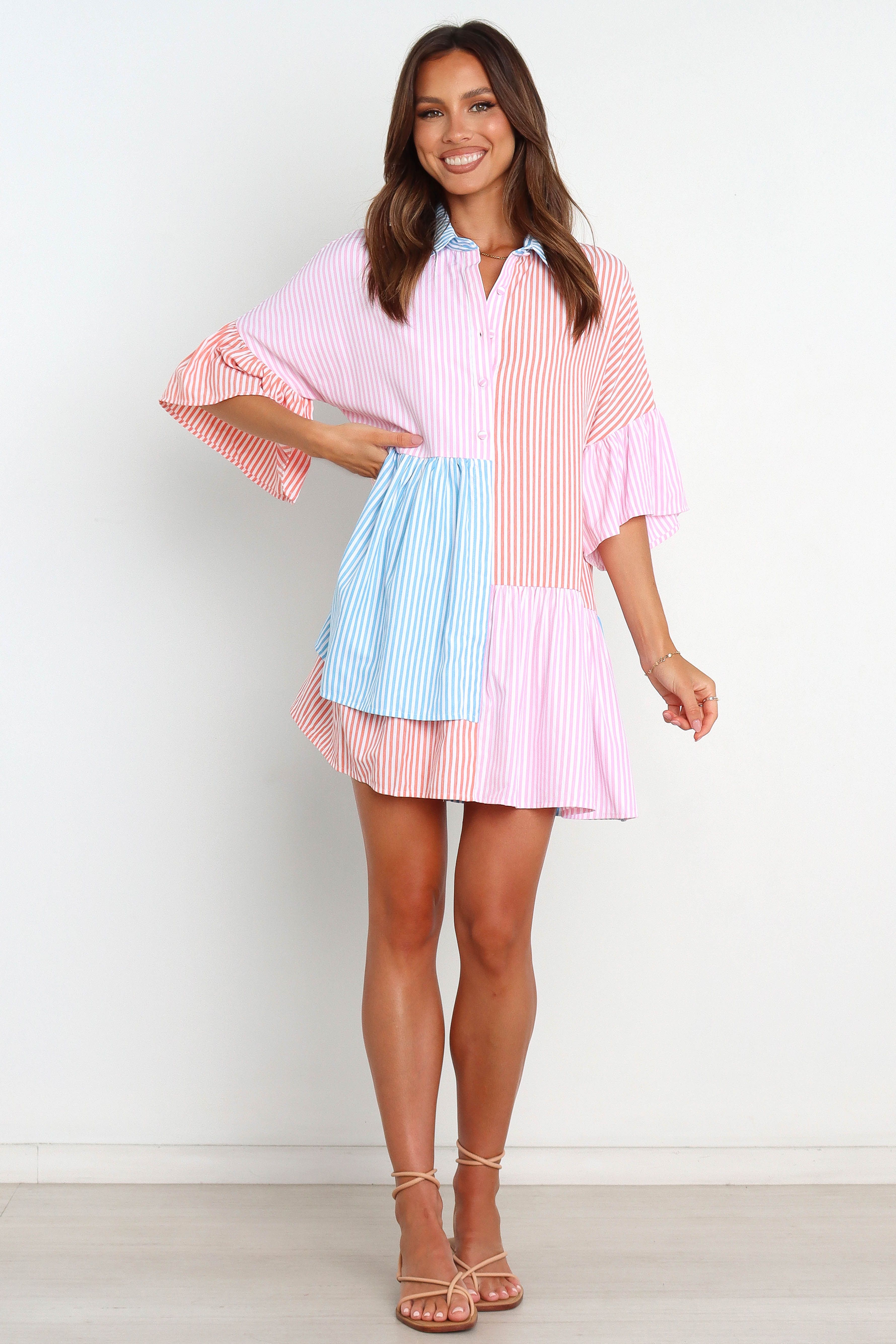 Roisin Dress - Stripe sold by Petal & Pup product image thumbnail 2