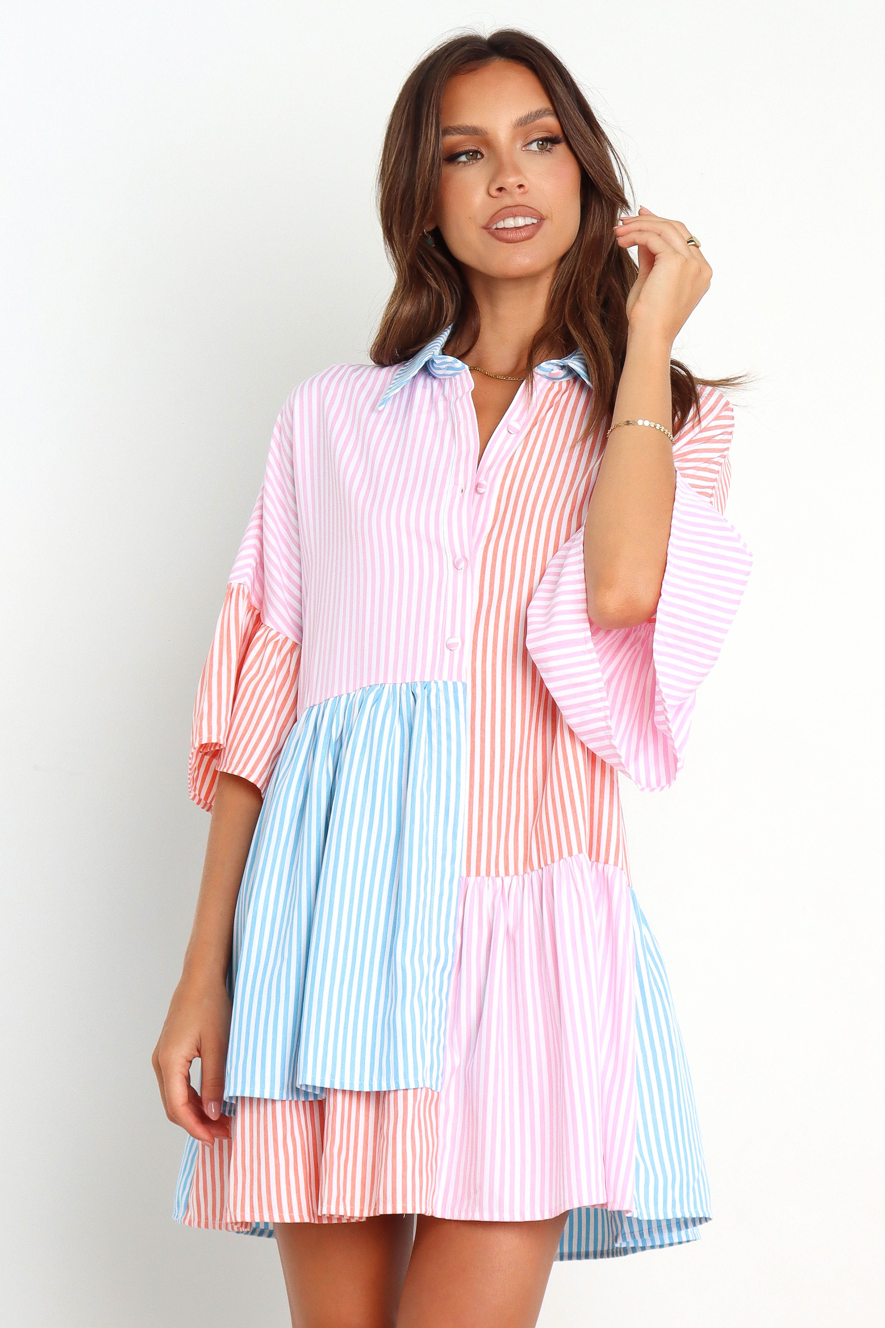 Roisin Dress - Stripe sold by Petal & Pup