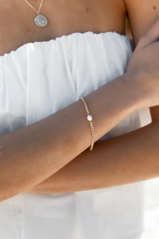 Persi 18K Gold Plated Bracelet - Gold sold by Petal & Pup