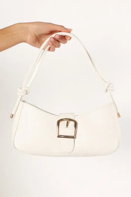 Rey Shoulder Bag - White sold by Petal & Pup