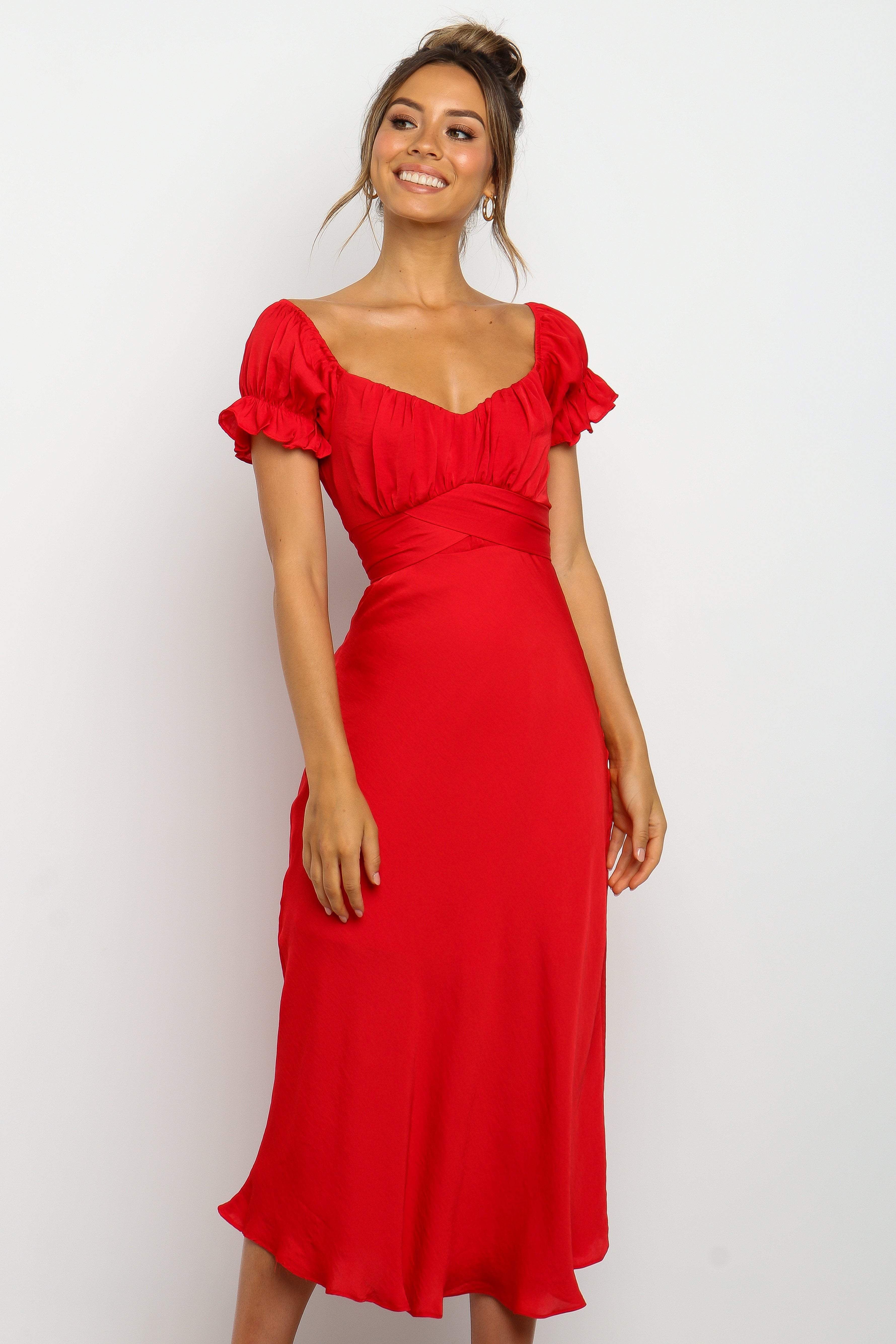 Oralie Dress - Red sold by Petal & Pup product image thumbnail 4