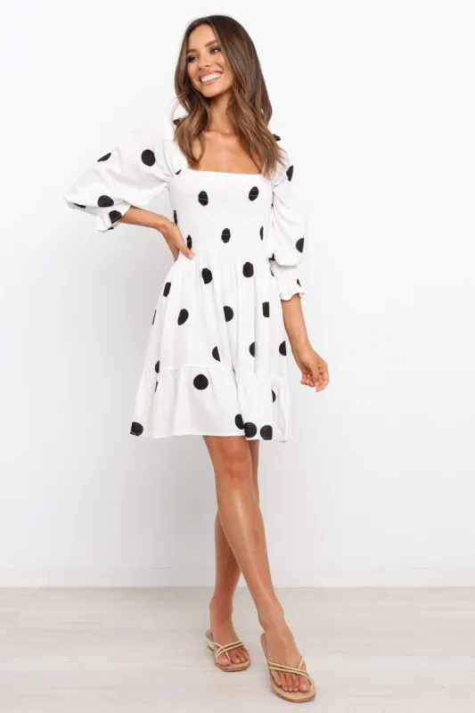 Kerferd Dress - White sold by Petal & Pup