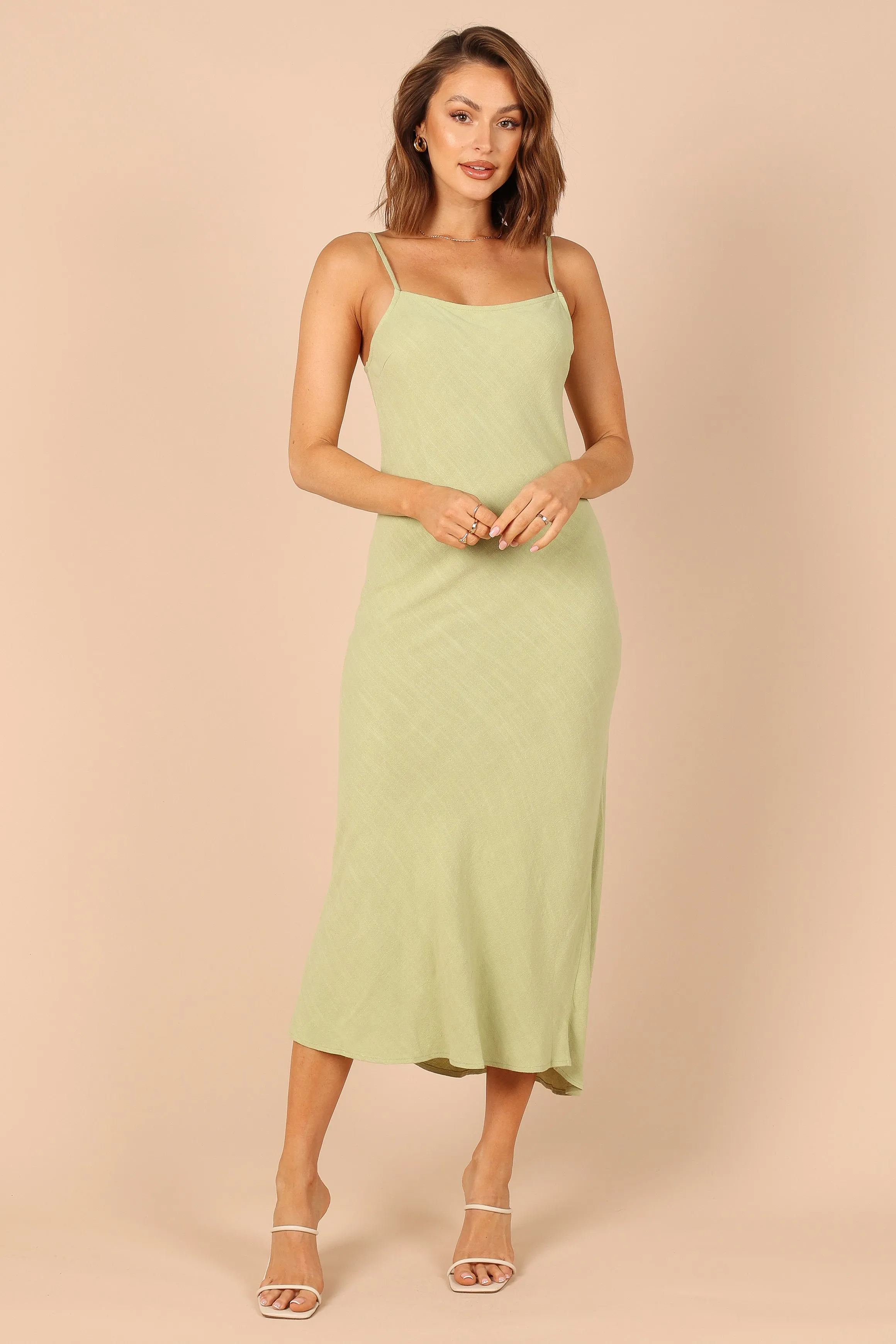 Cecily Slip Dress - Sage sold by Petal & Pup