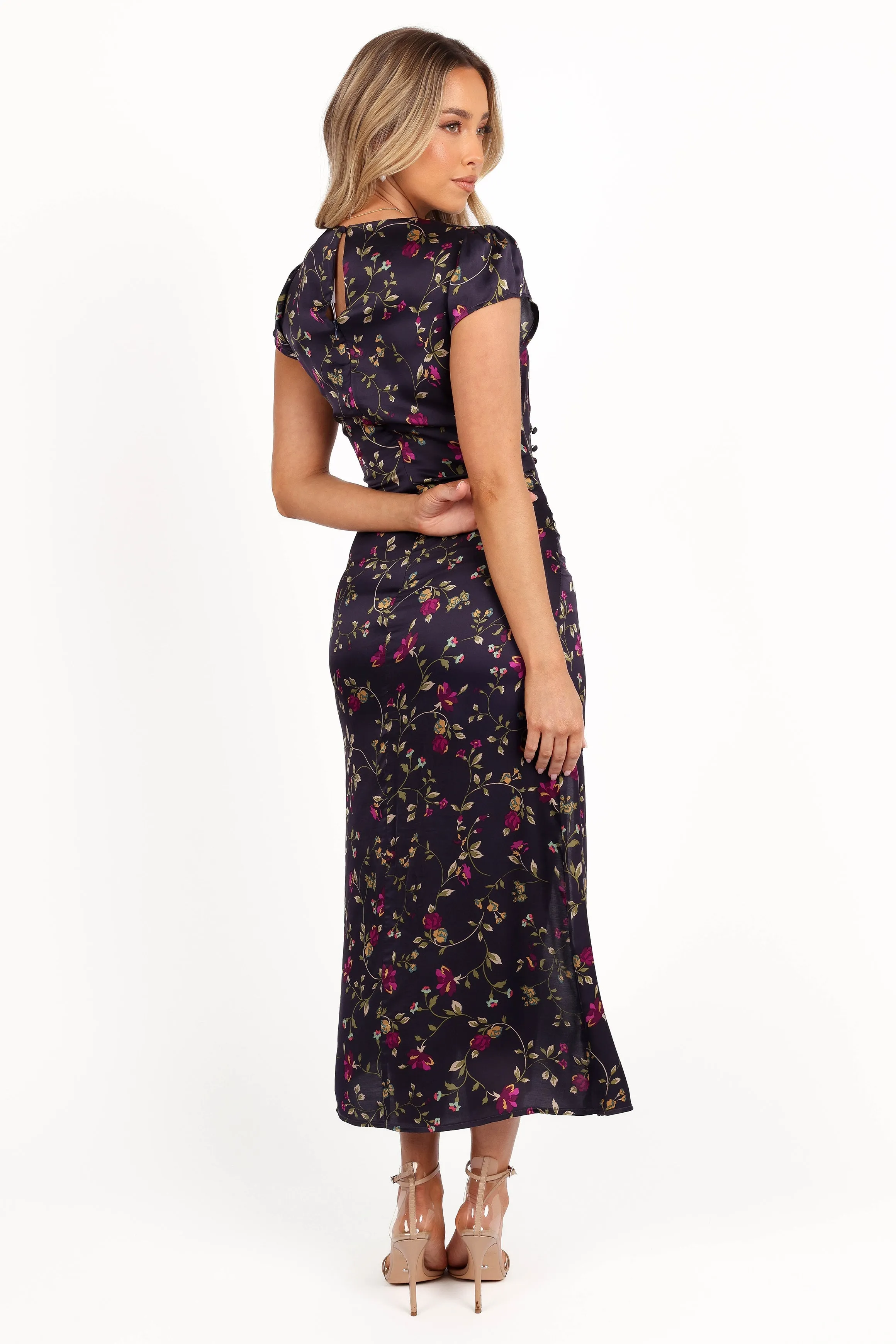 Lisbeth Midi Dress - Midnight Floral sold by Petal & Pup product image thumbnail 5