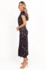 Lisbeth Midi Dress - Midnight Floral sold by Petal & Pup