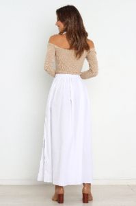Amaris Skirt - White sold by Petal & Pup