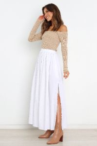 Amaris Skirt - White sold by Petal & Pup