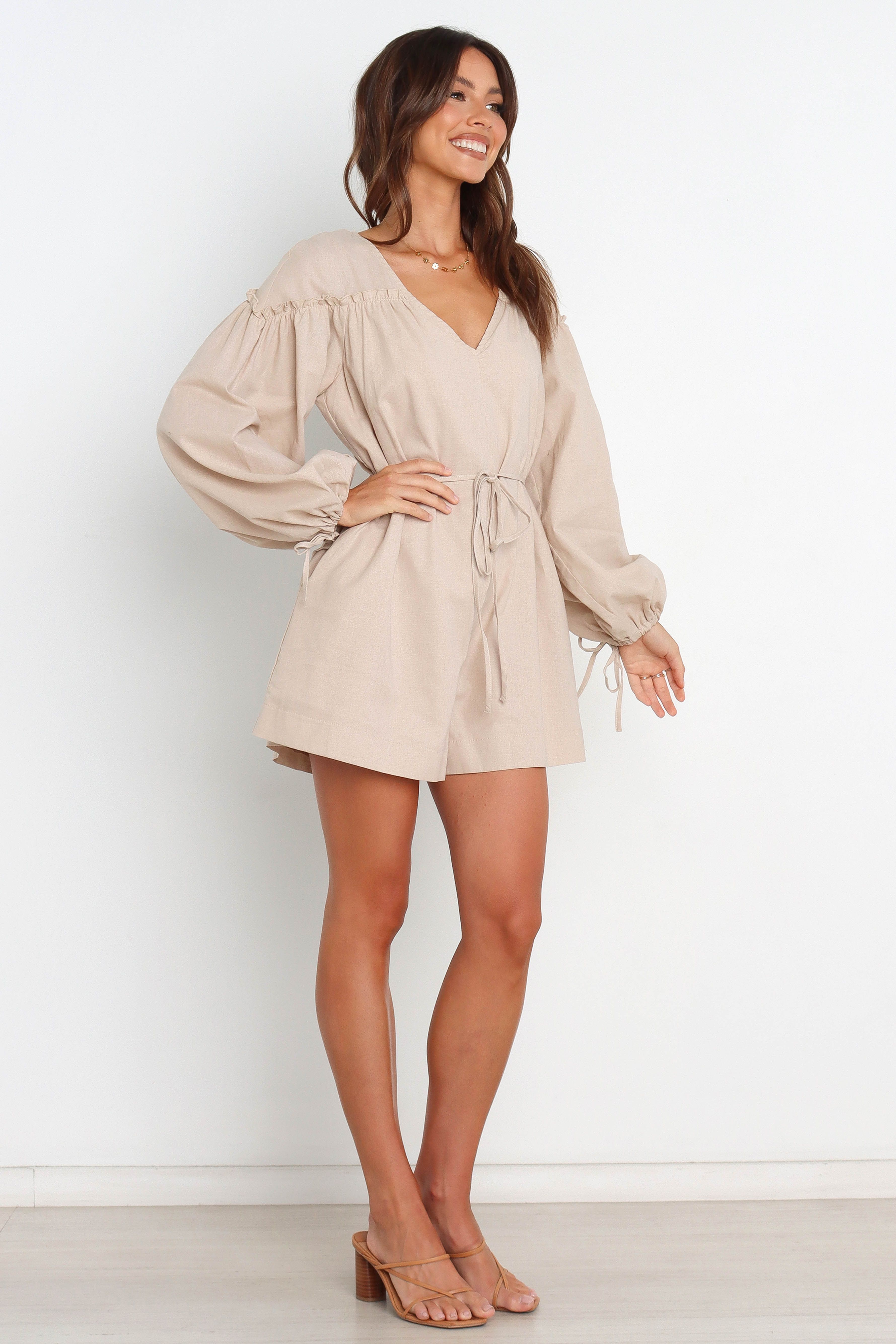 Eden Playsuit - Beige sold by Petal & Pup product image thumbnail 5