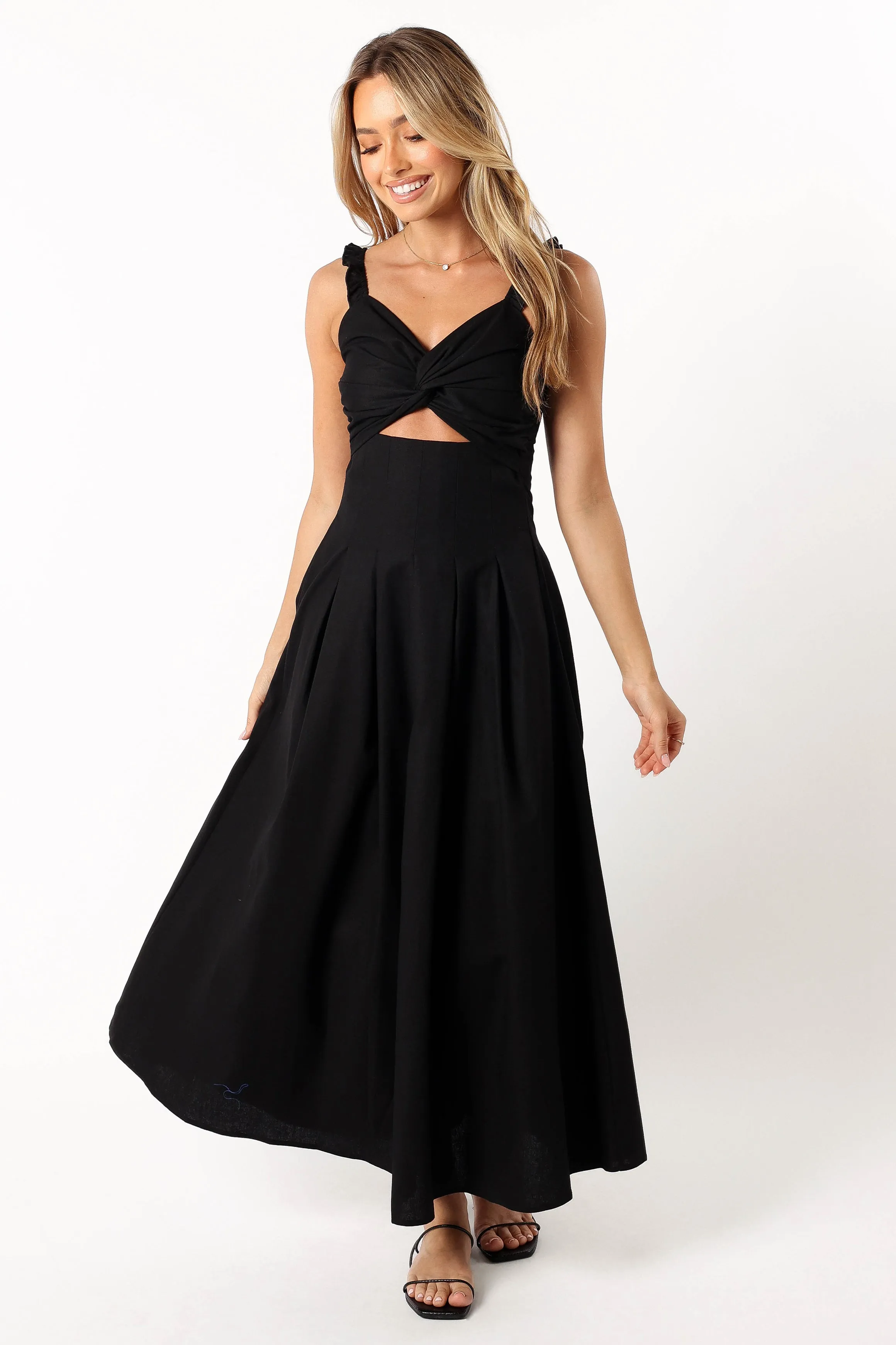 Mellie Midi Dress - Black sold by Petal & Pup product image thumbnail 2