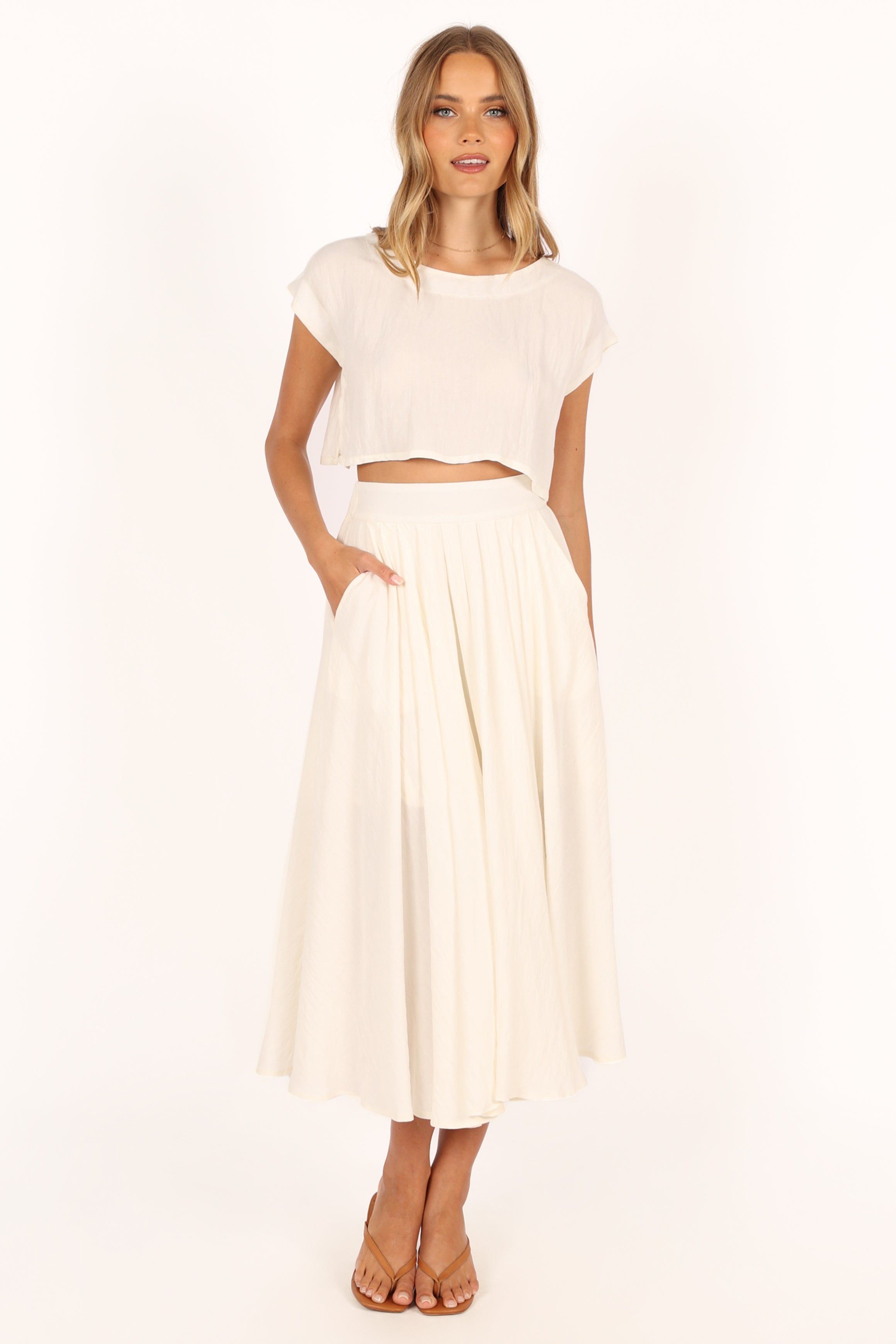 Bessie Two Piece Set - Cream sold by Petal & Pup product image thumbnail 2