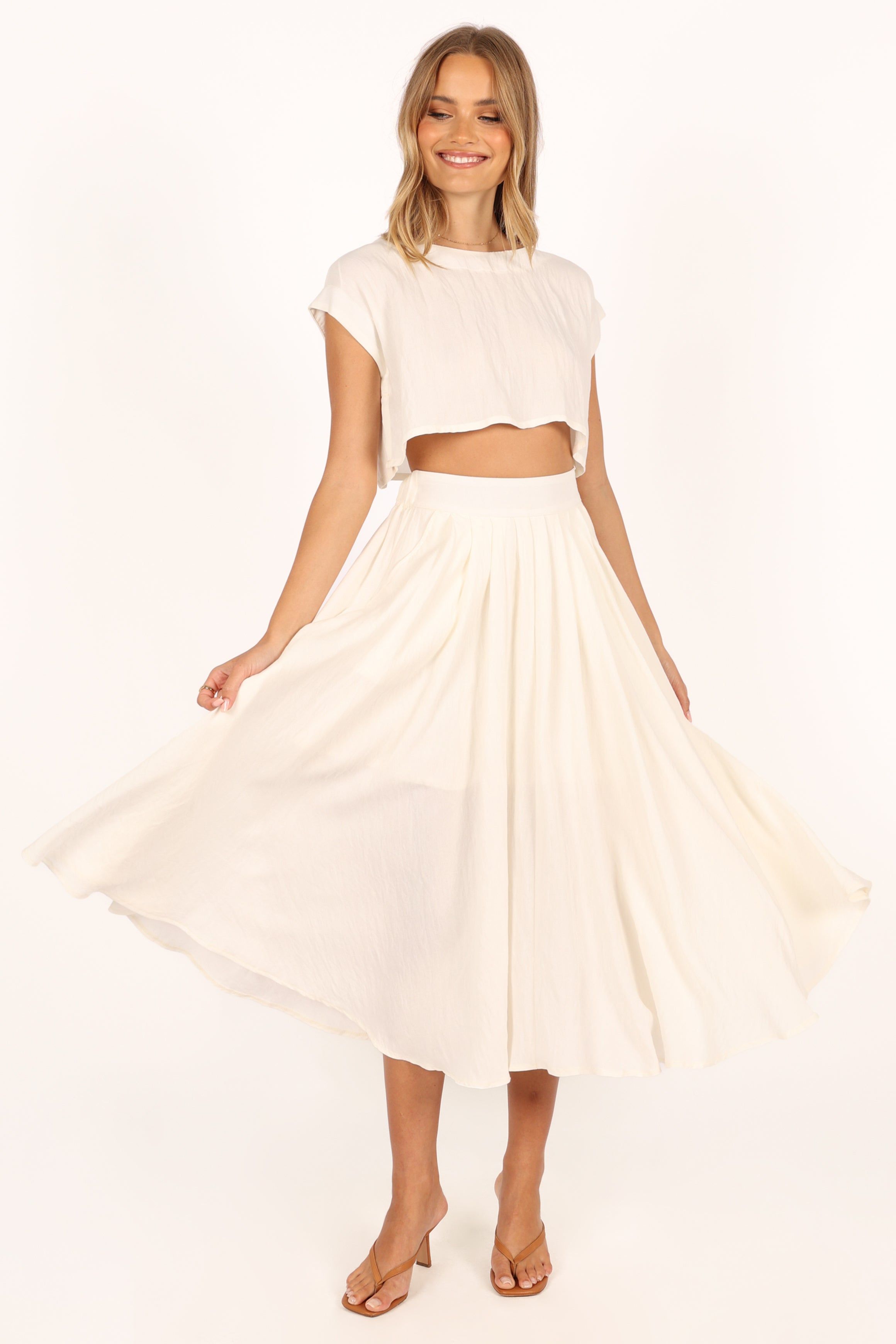 Bessie Two Piece Set - Cream sold by Petal & Pup product image thumbnail 3
