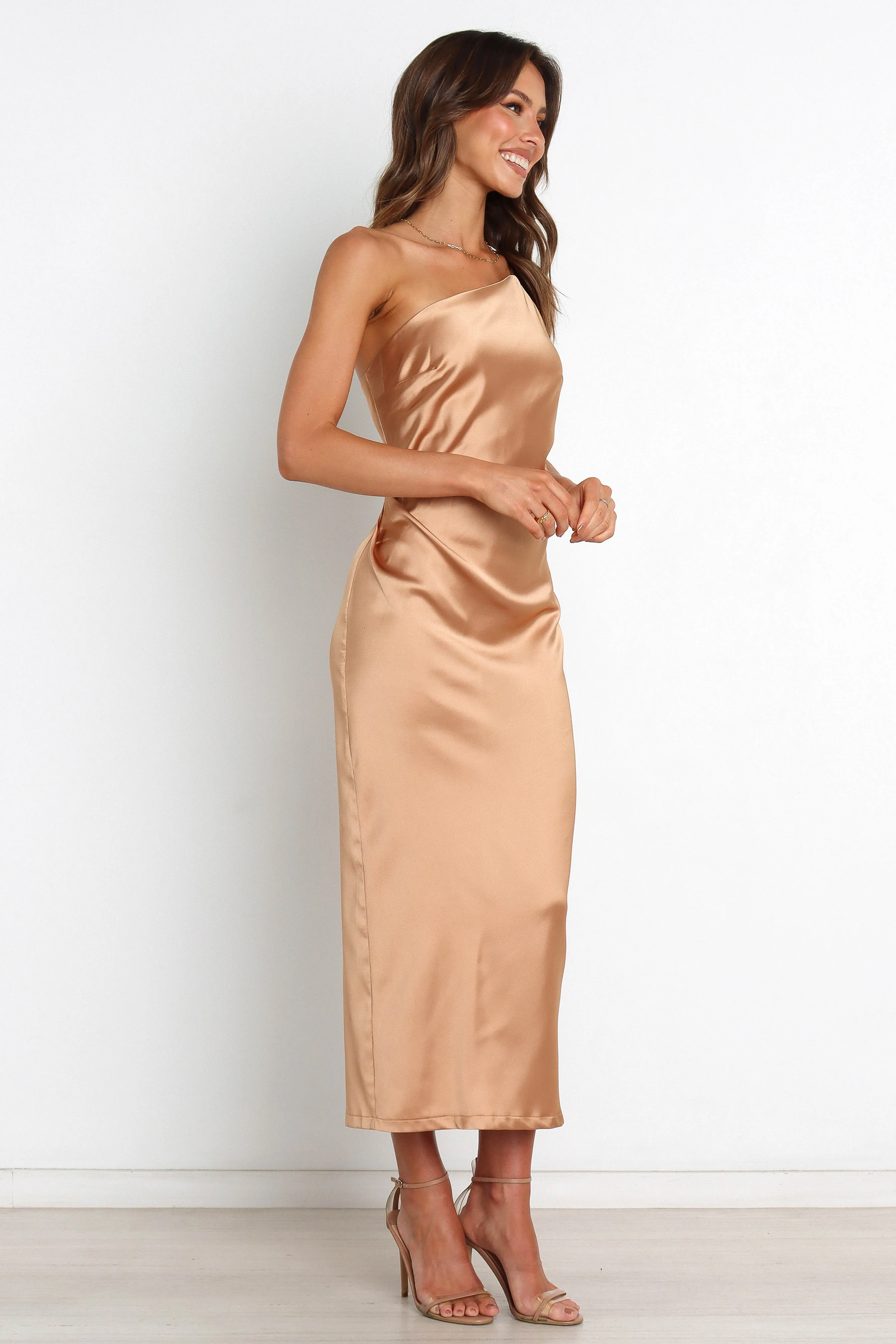 Luella Dress - Gold sold by Petal & Pup product image thumbnail 4
