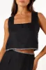 Odette Top - Black sold by Petal & Pup