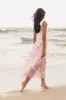 Miami Maxi Skirt - Pink Floral sold by Petal & Pup