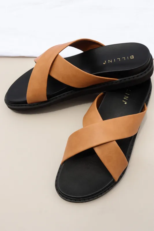 Zada Slide - Sugar Brown sold by Petal & Pup