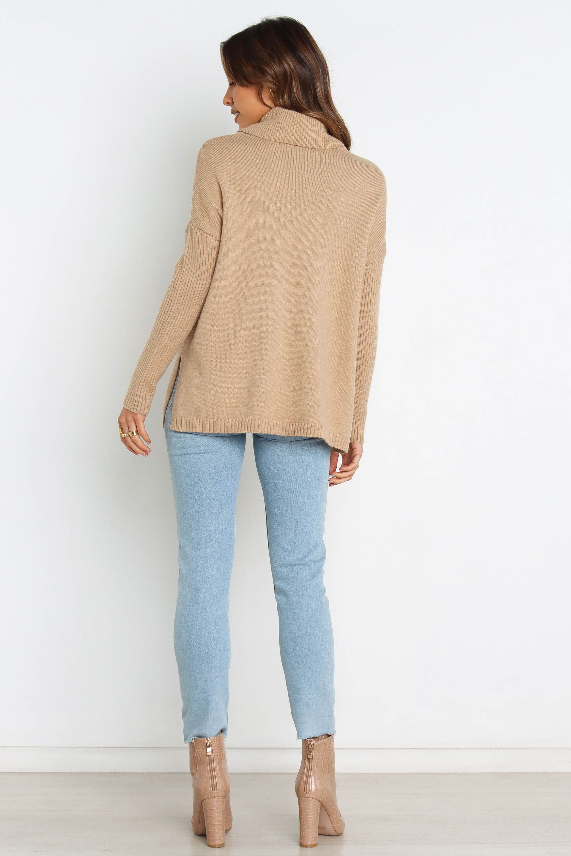 Lorraine Knit Sweater - Beige sold by Petal & Pup product image thumbnail 2